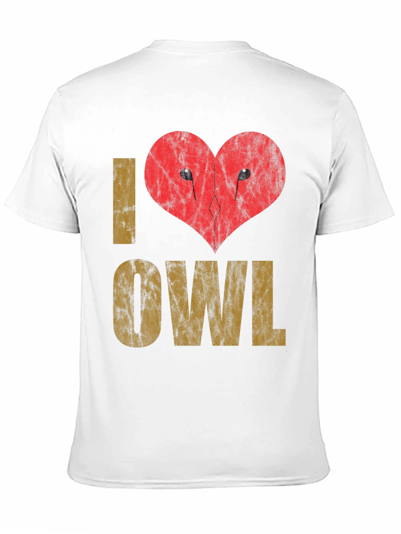 I Love Owl T-Shirt Graphic Tee