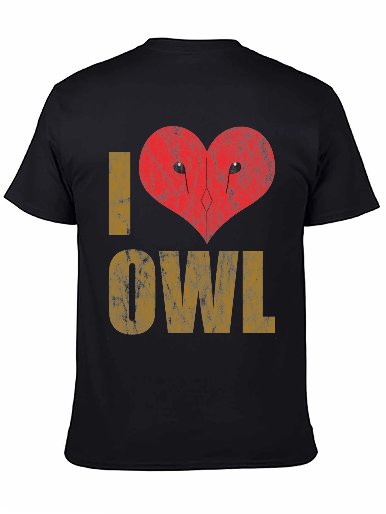 I Love Owl T-Shirt Graphic Tee