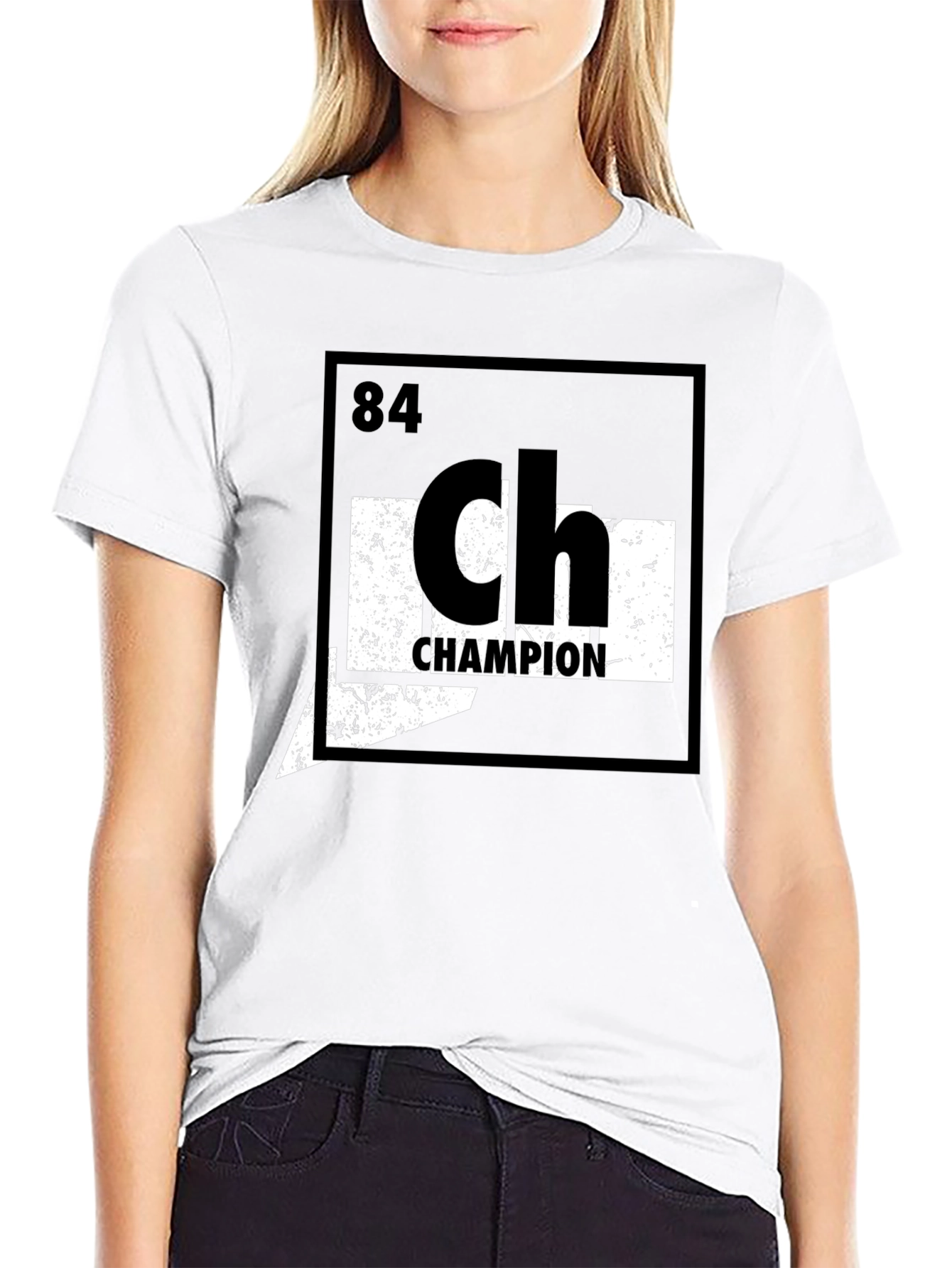 Champion Periodic Table Element Style Graphic T-Shirt