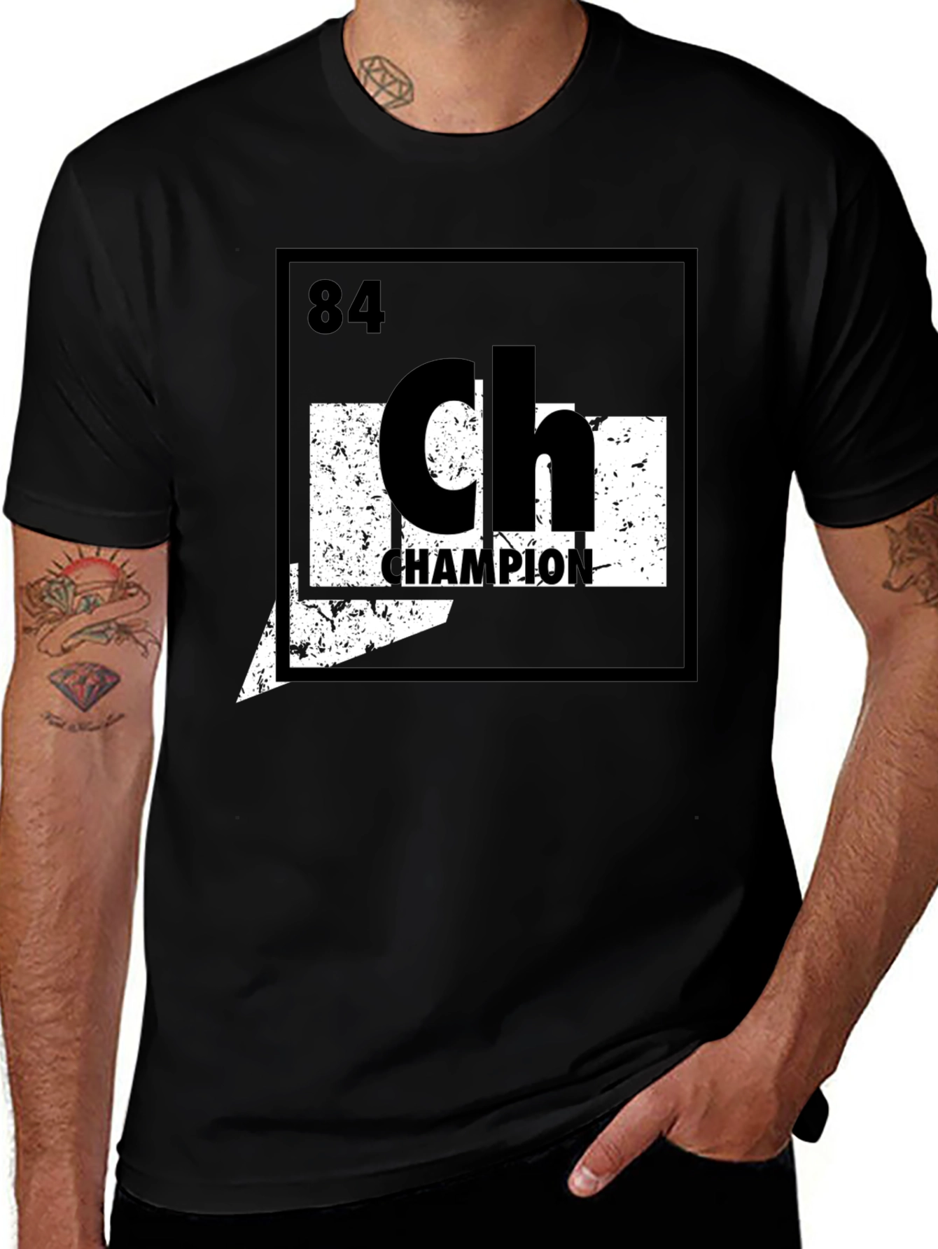 Champion Periodic Table Element Style Graphic T-Shirt