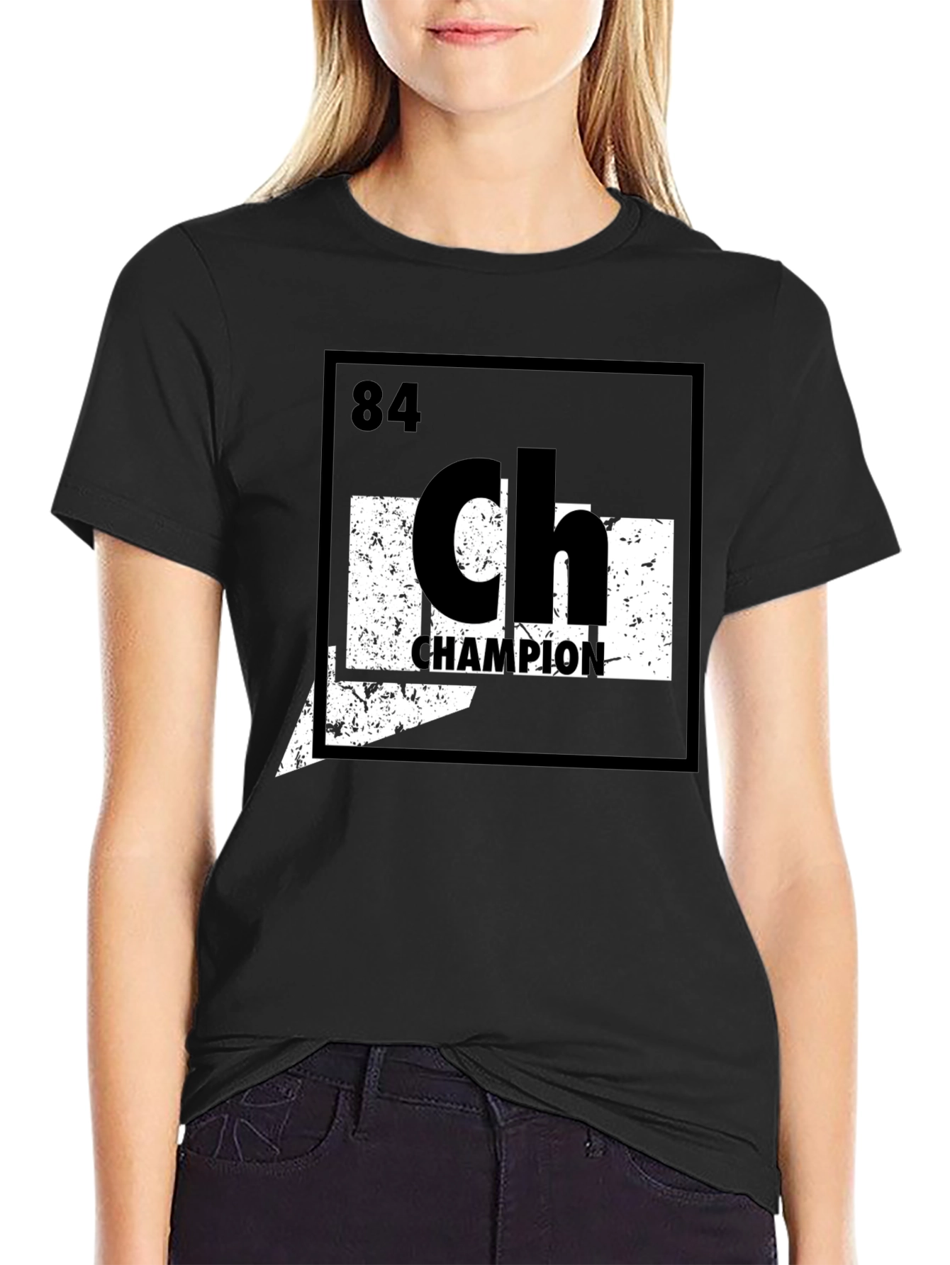 Champion Periodic Table Element Style Graphic T-Shirt