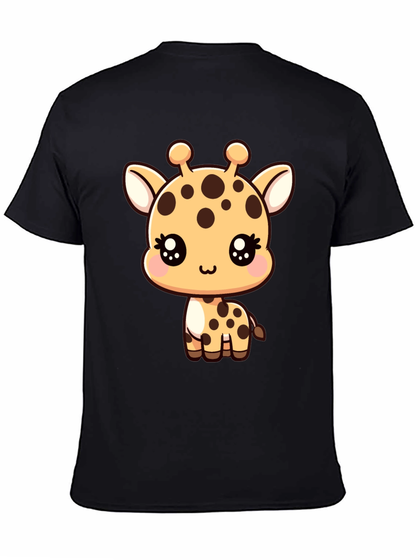 Cute Giraffe Graphic Tee - Soft Cotton Blend