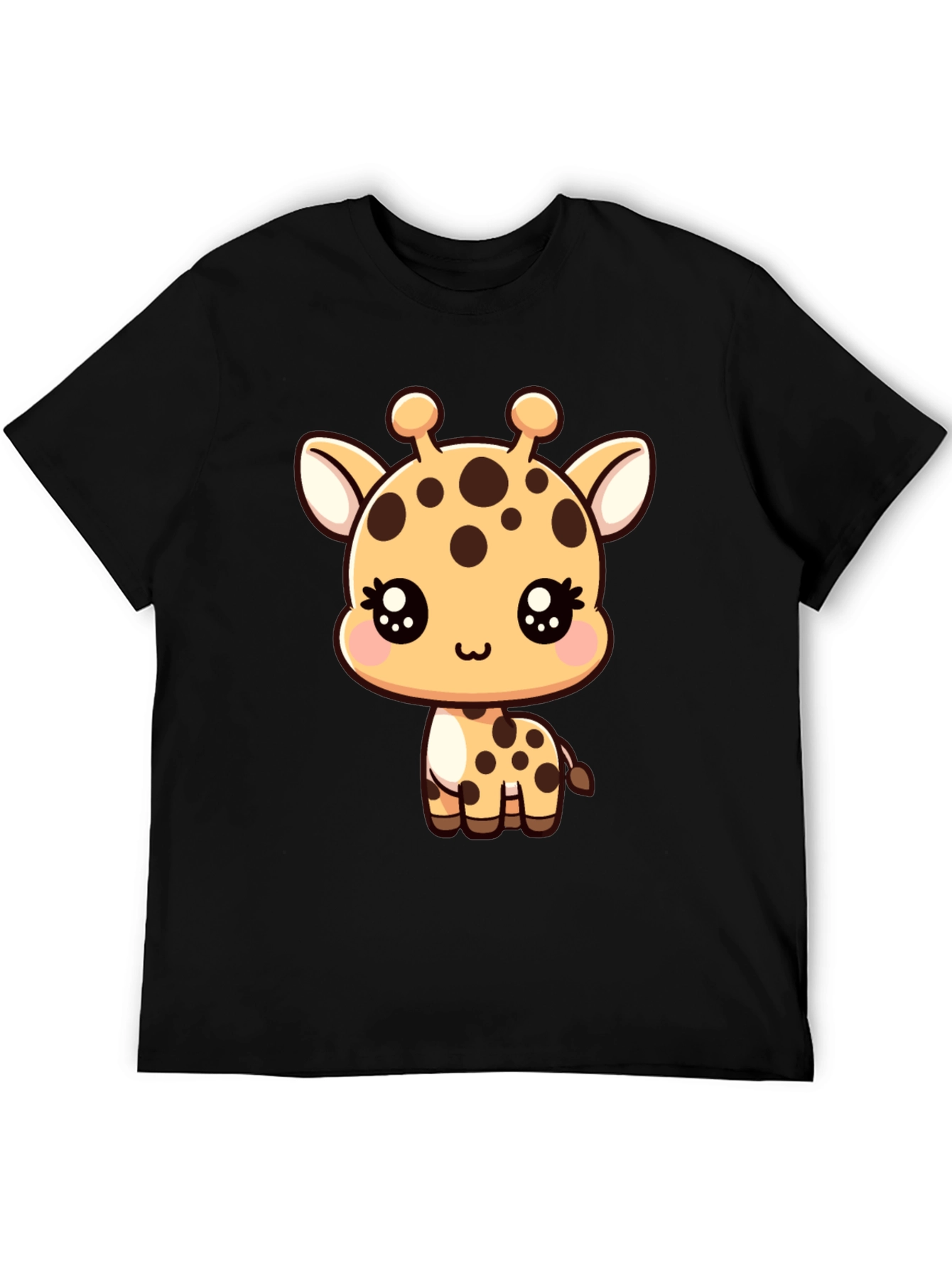 Cute Giraffe Graphic Tee - Soft Cotton Blend
