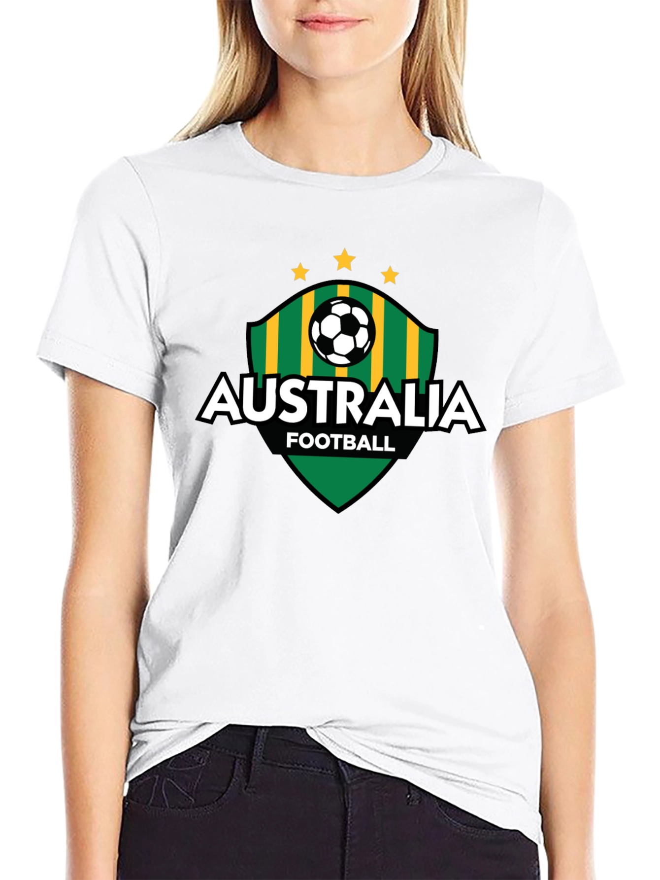 Australia Football T-Shirt Soccer Fan Tee