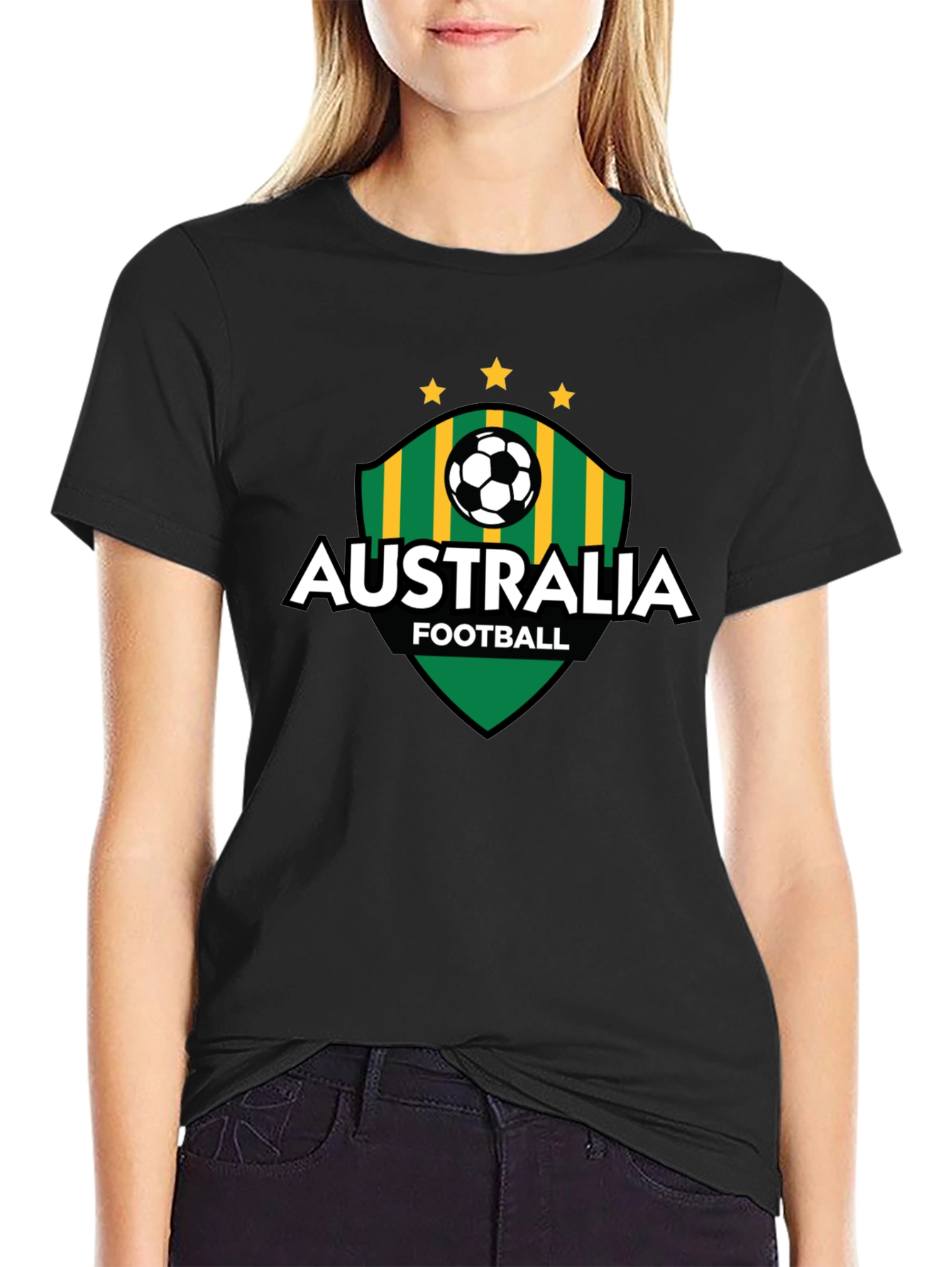 Australia Football T-Shirt Soccer Fan Tee