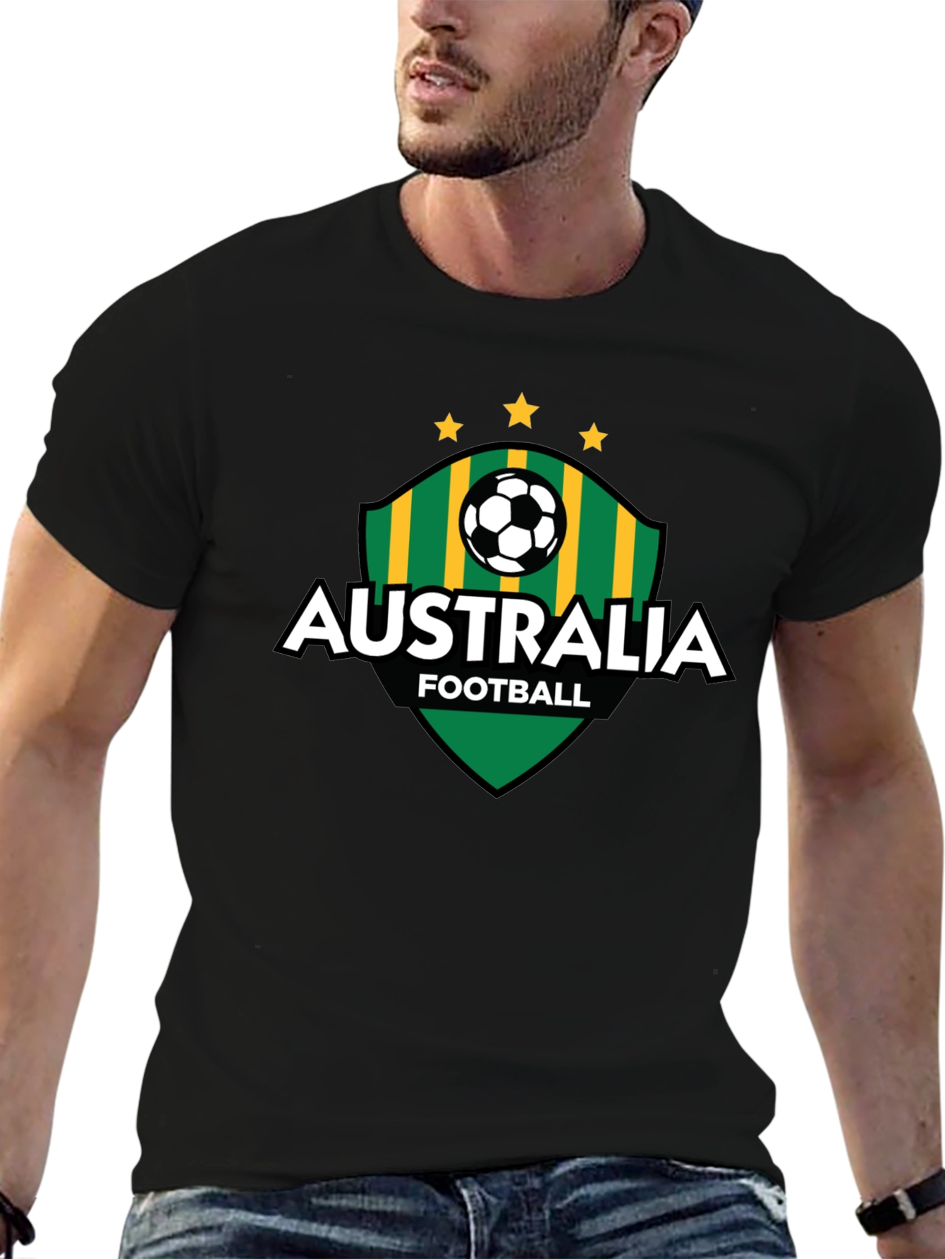Australia Football T-Shirt Soccer Fan Tee