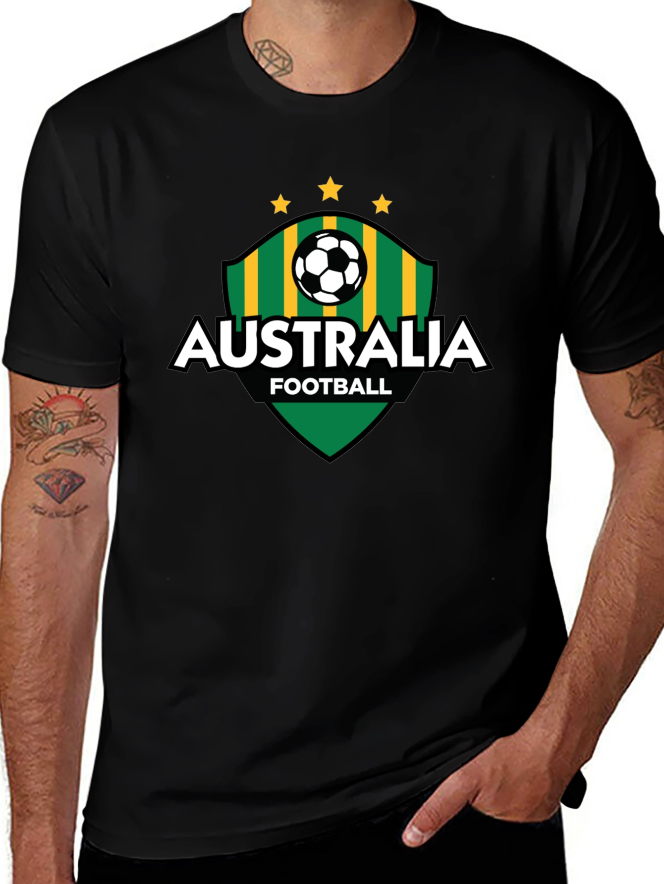 Australia Football T-Shirt Soccer Fan Tee