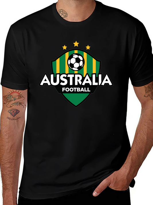 Australia Football T-Shirt Soccer Fan Tee