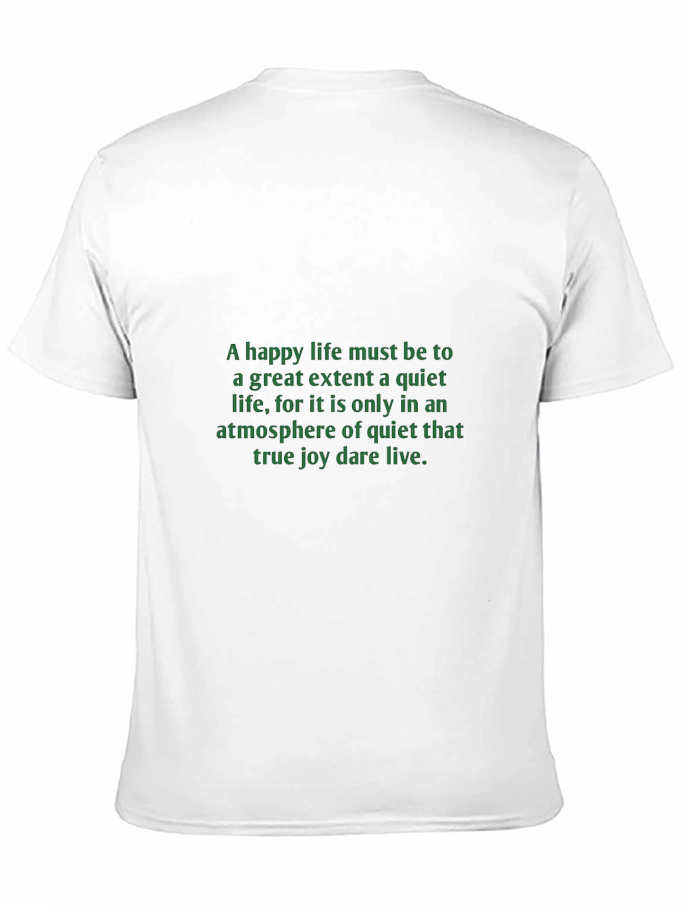Quiet Life T-Shirt - Motivational Quote