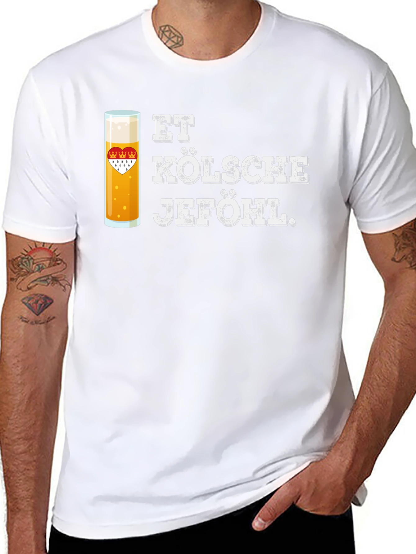 Et Kölsche Jeföhl Beer T-Shirt - Cologne Pride