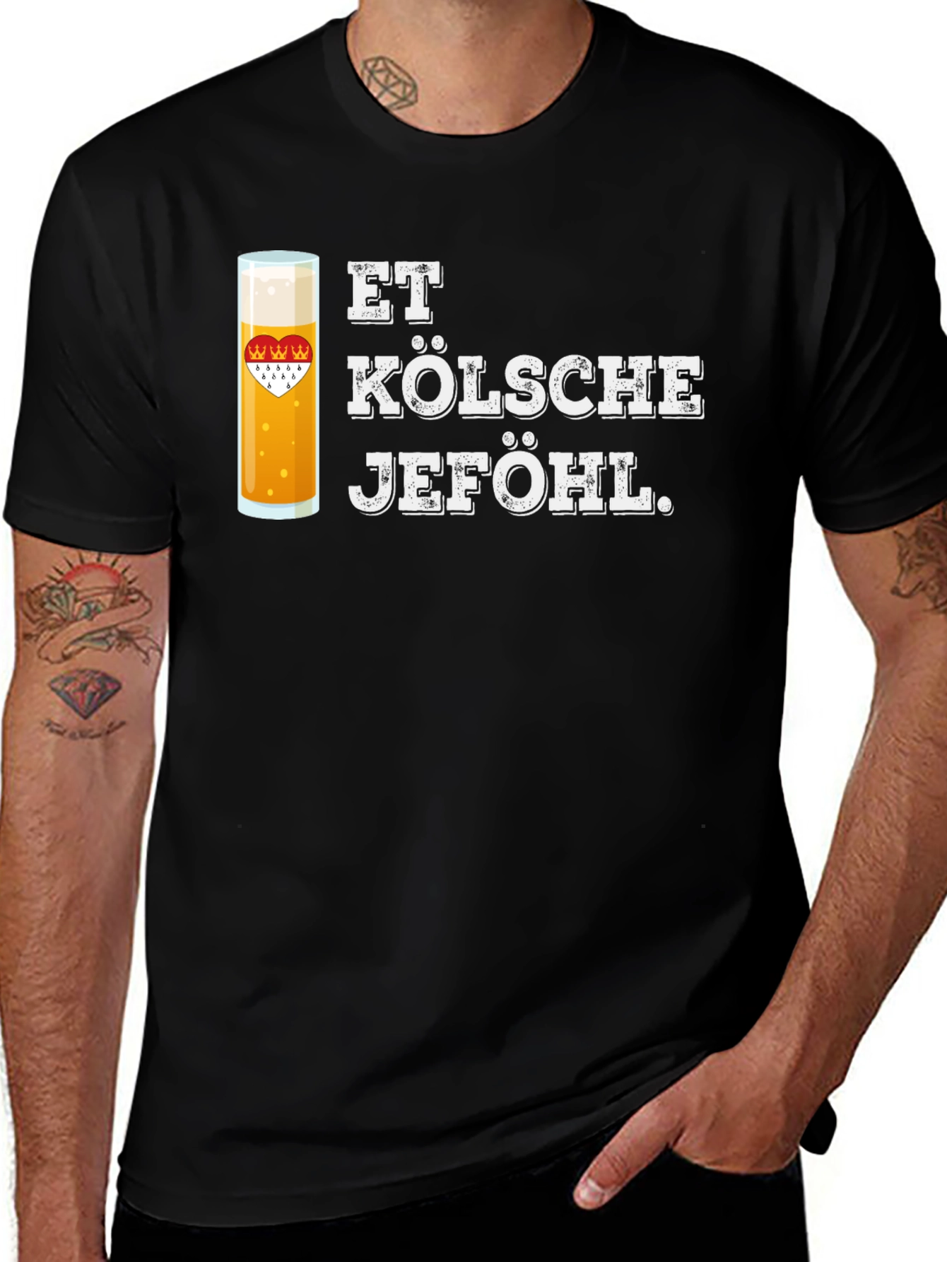 Et Kölsche Jeföhl Beer T-Shirt - Cologne Pride