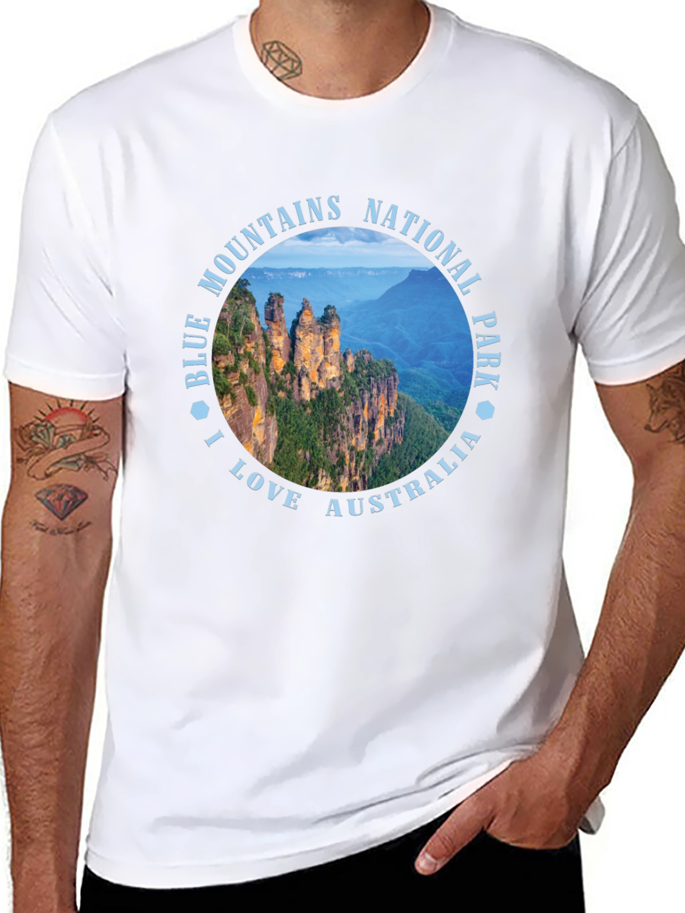 Blue Mountains National Park Tee - Australia Souvenir