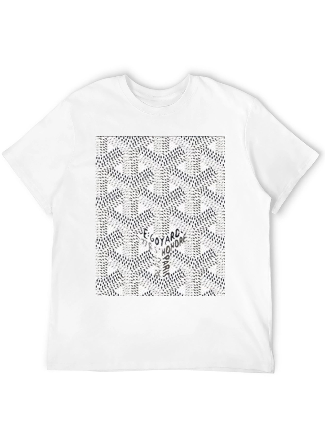 Stylish Patterned Graphic Tee
