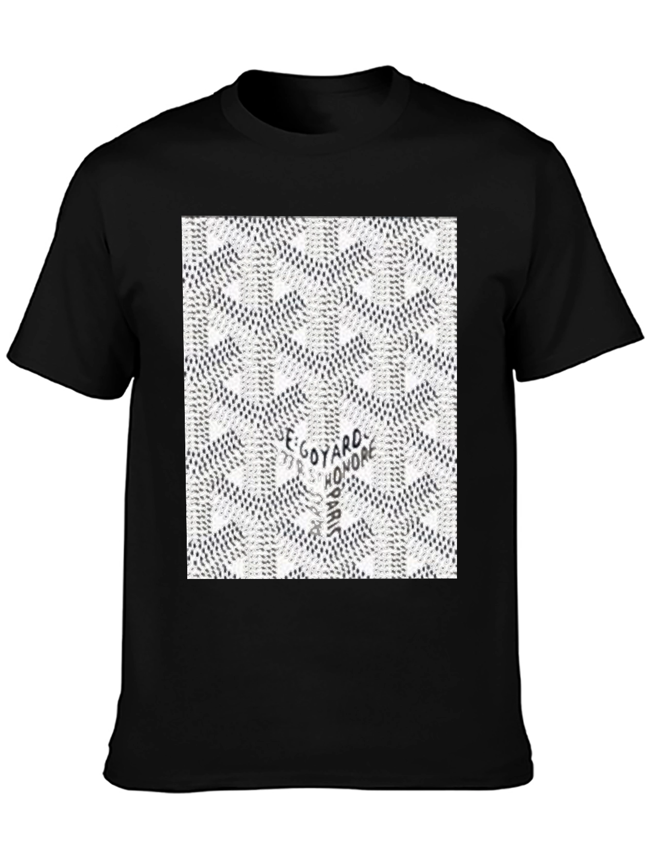 Stylish Patterned Graphic Tee