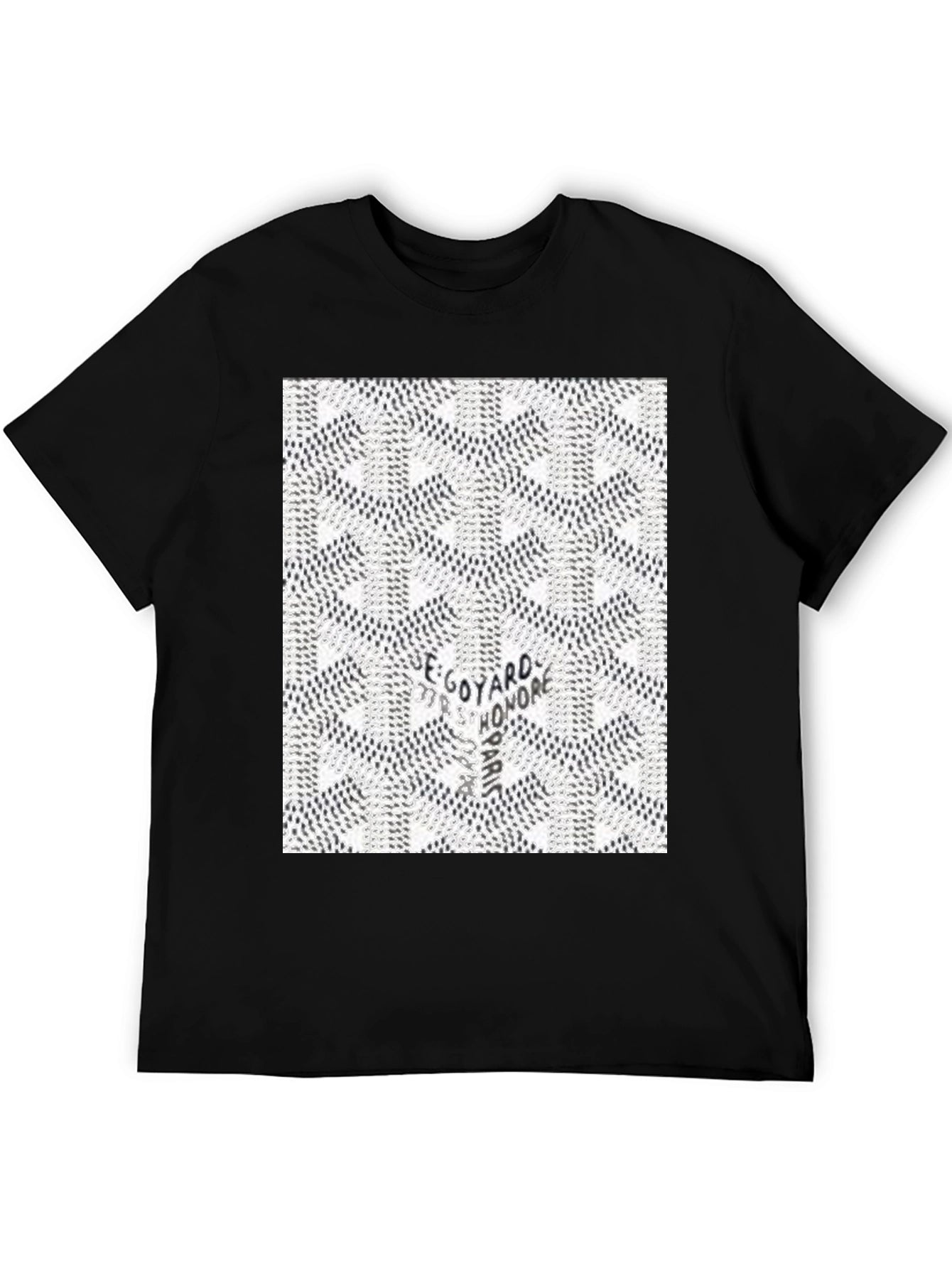 Stylish Patterned Graphic Tee