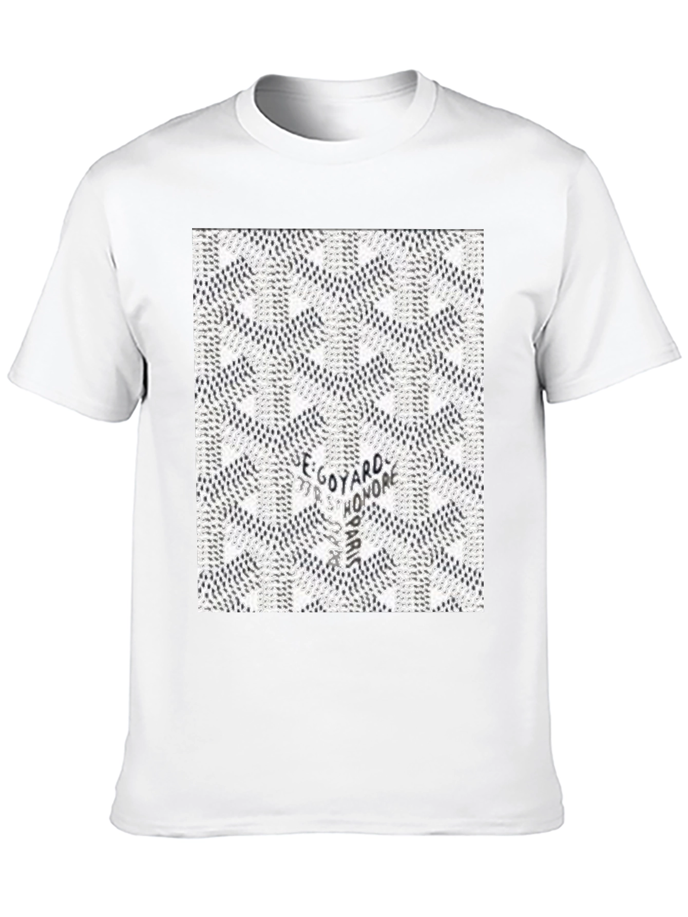 Stylish Patterned Graphic Tee