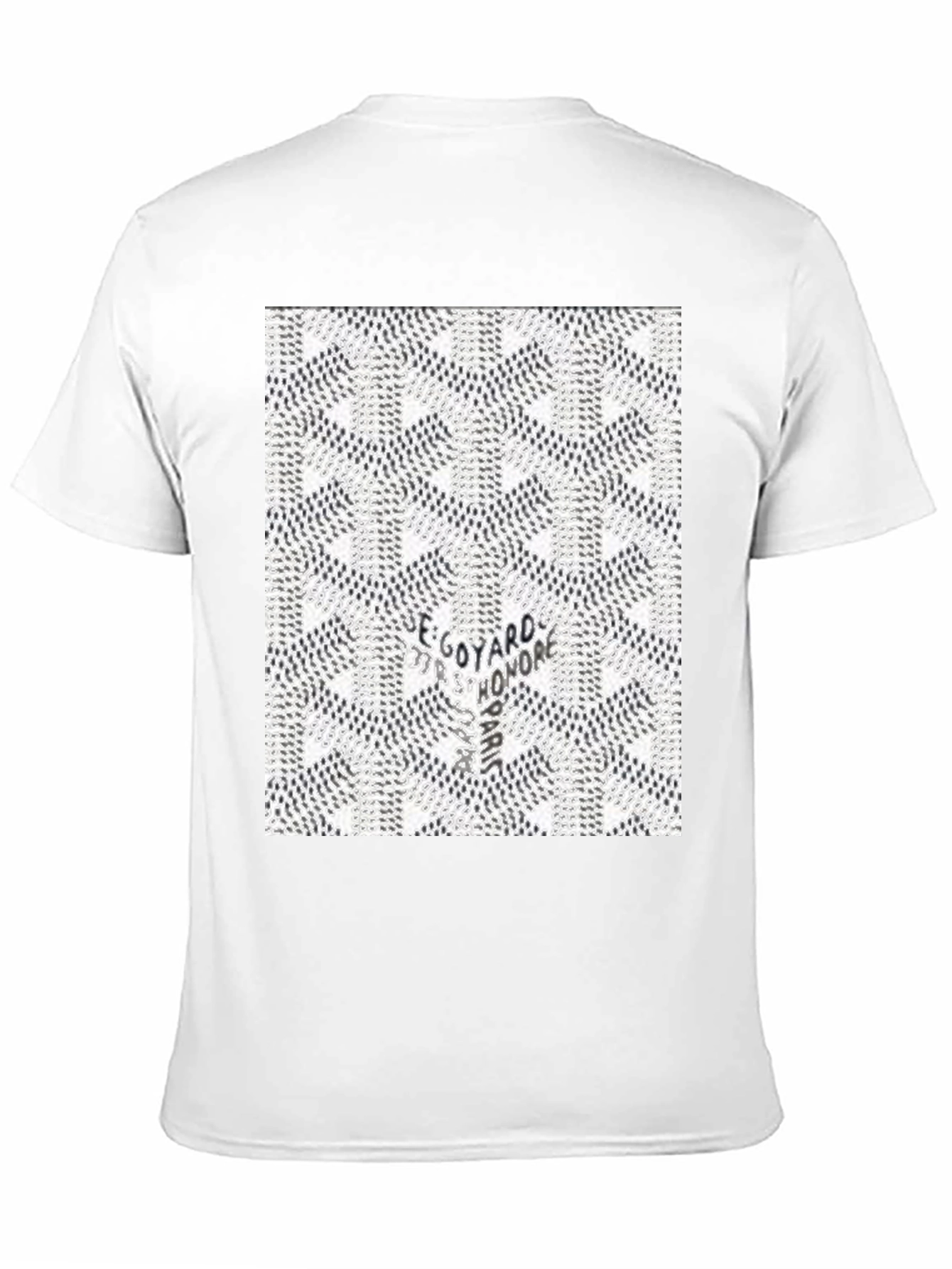 Stylish Patterned Graphic Tee