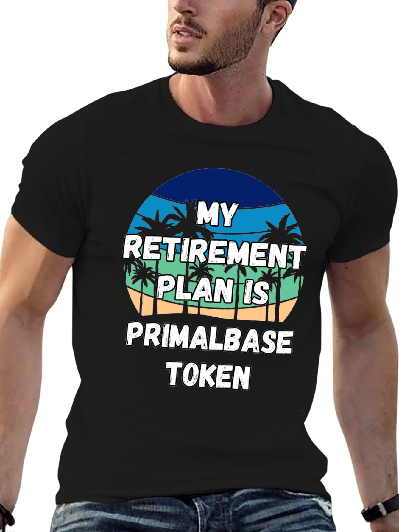 Retirement Plan Primalbase Token T-Shirt