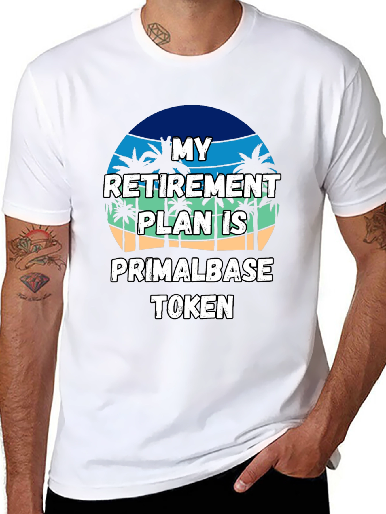 Retirement Plan Primalbase Token T-Shirt