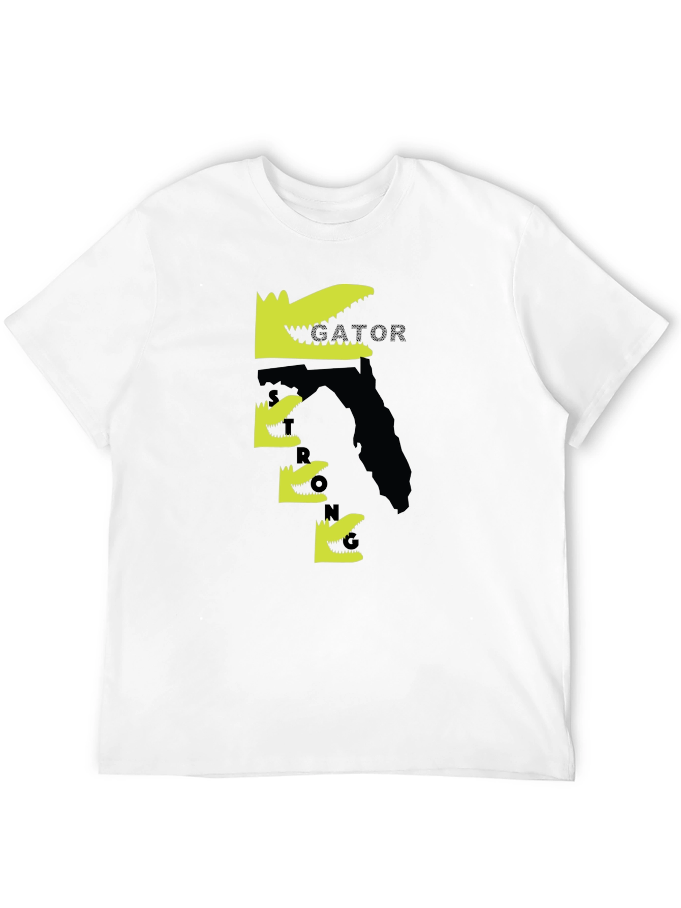 Gator Graphic Tee - Black Cotton T-Shirt