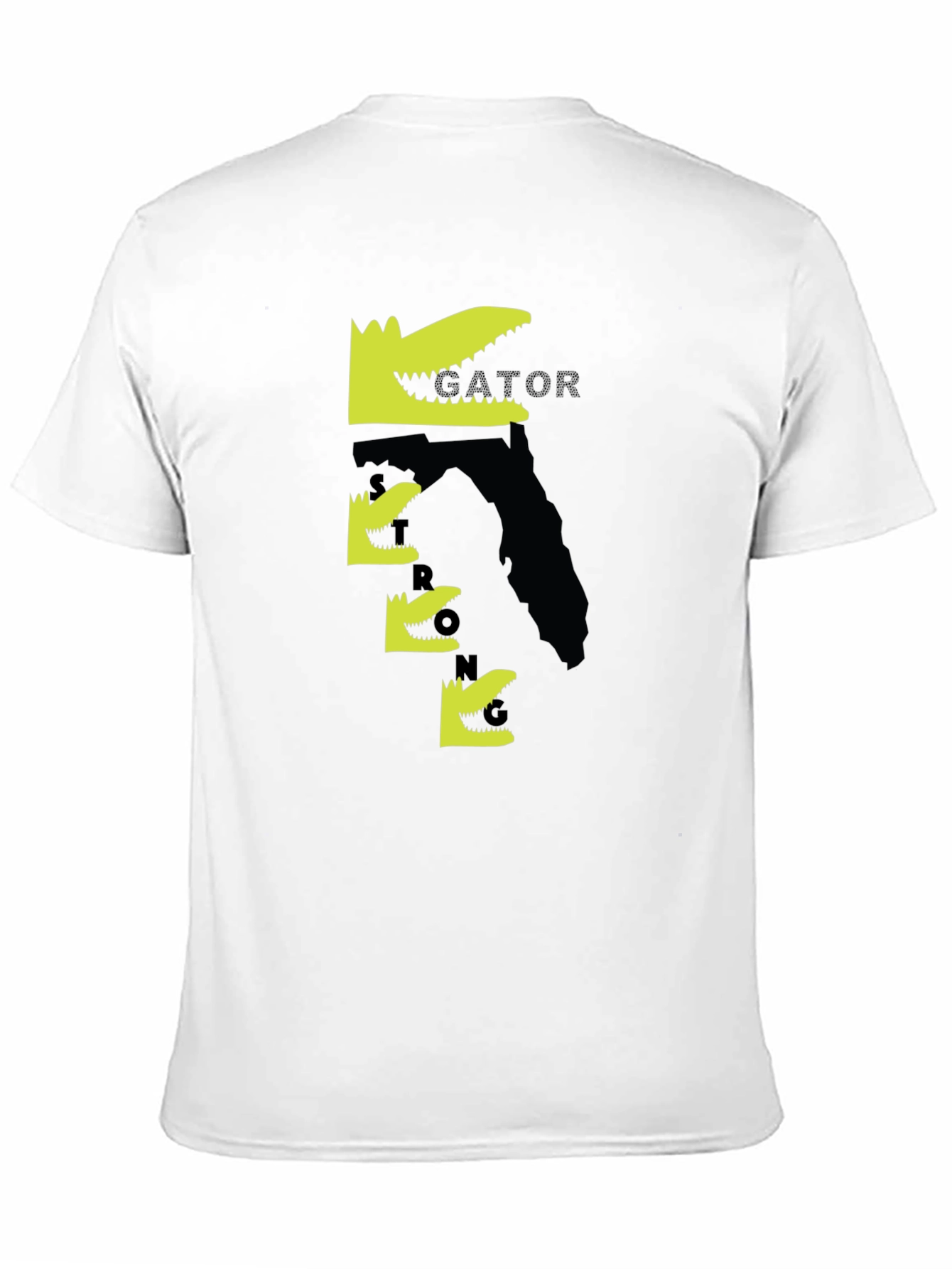 Gator Graphic Tee - Black Cotton T-Shirt