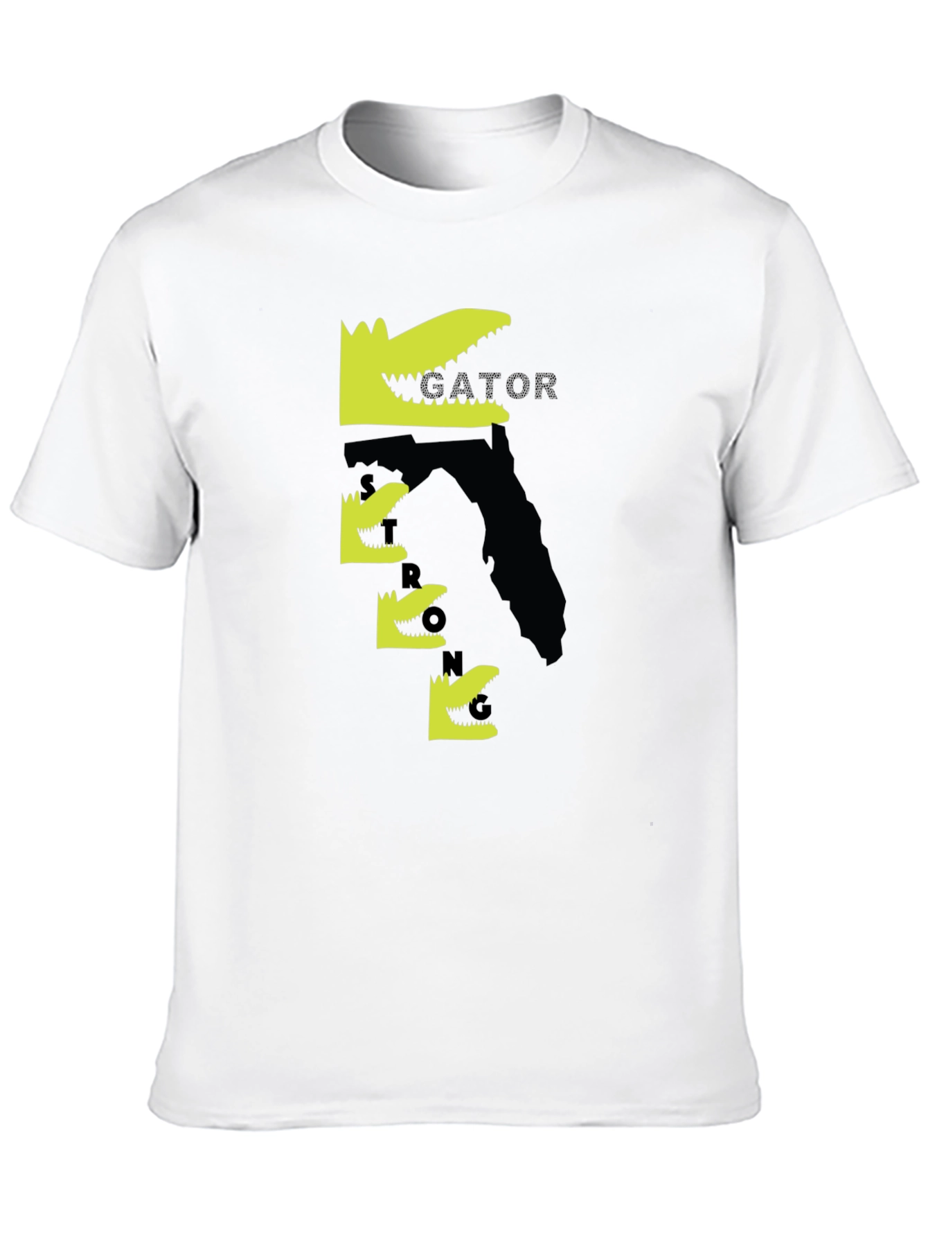 Gator Graphic Tee - Black Cotton T-Shirt