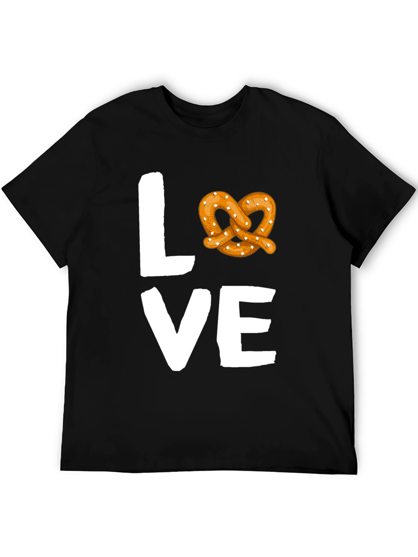 Love Pretzel Graphic Tee - Soft Cotton Blend