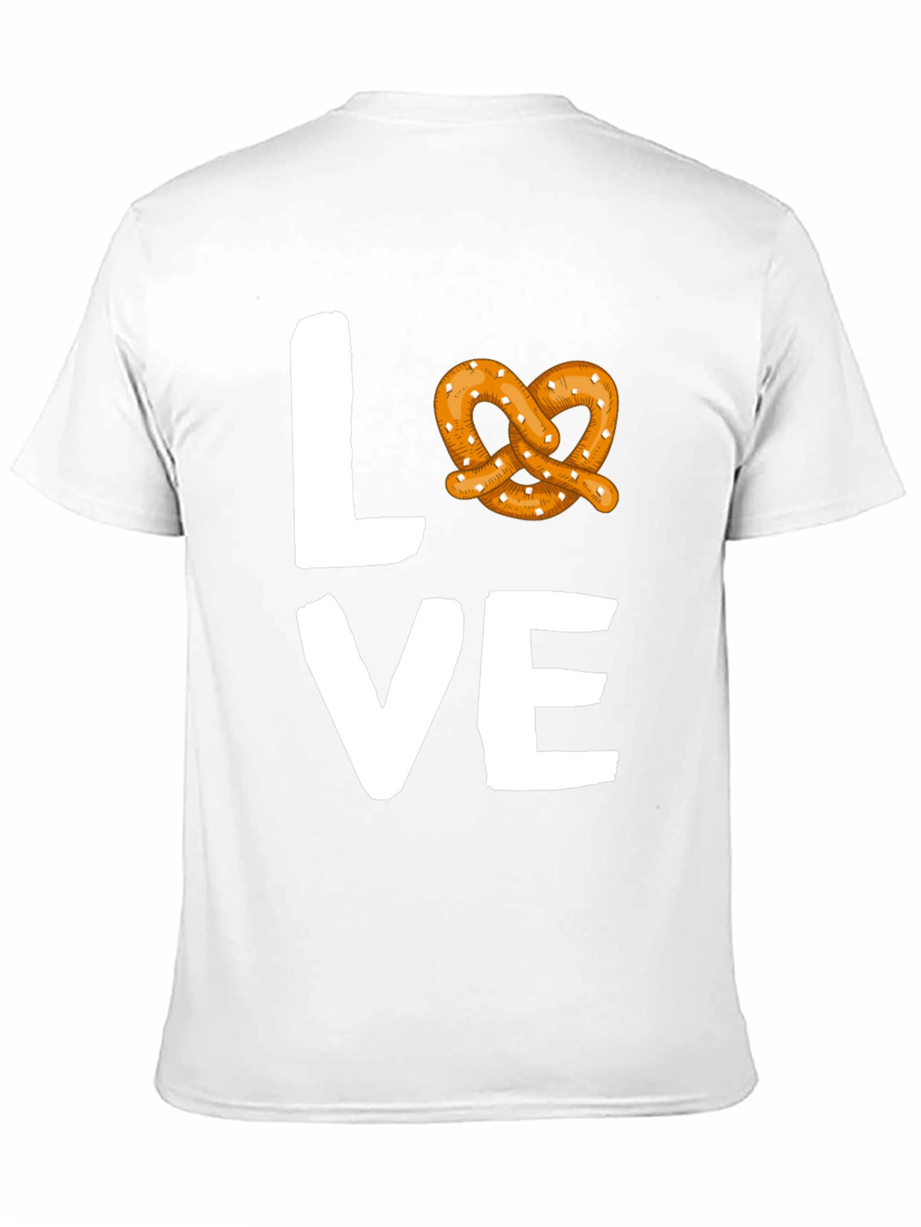 Love Pretzel Graphic Tee - Soft Cotton Blend