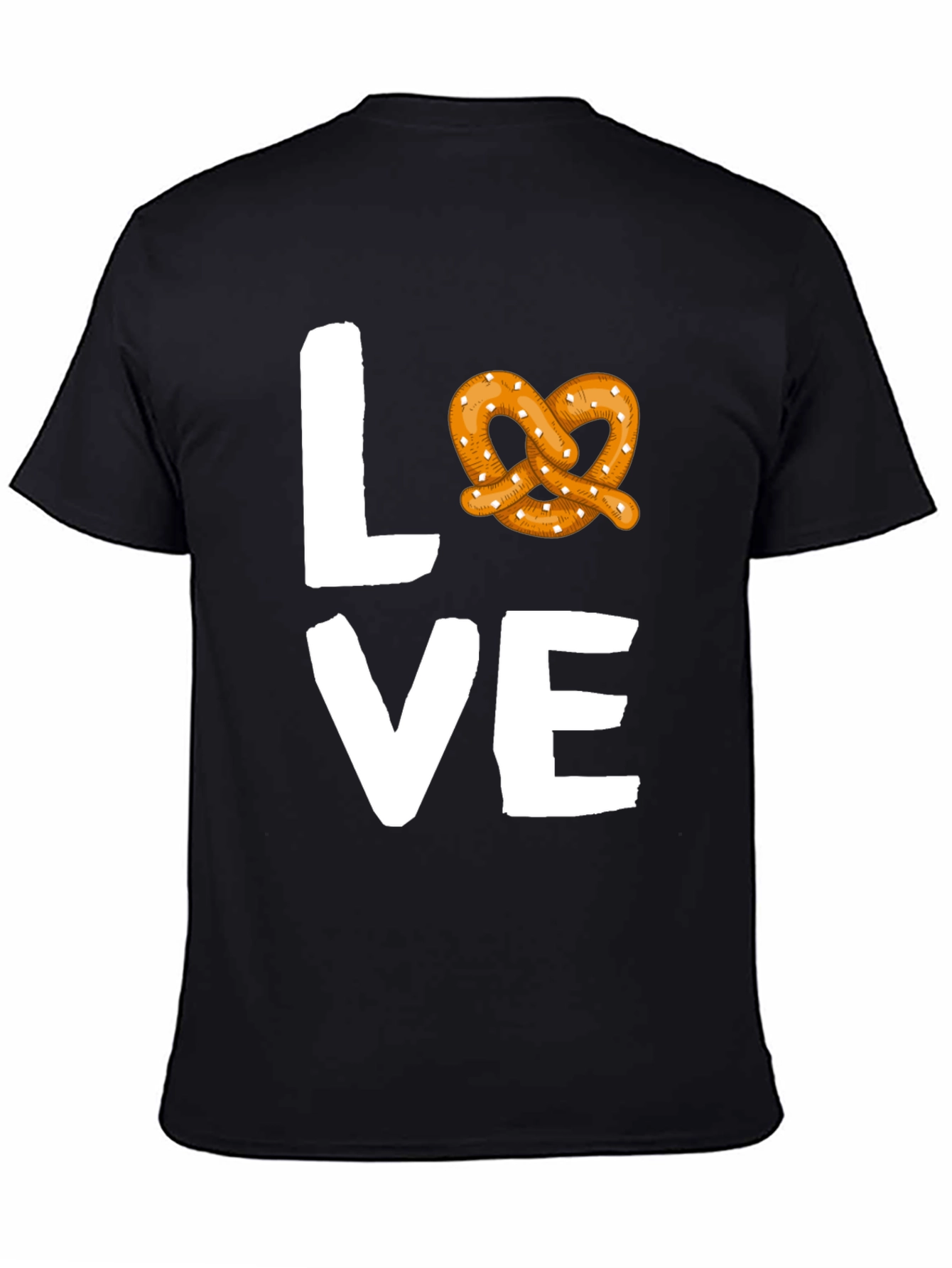 Love Pretzel Graphic Tee - Soft Cotton Blend