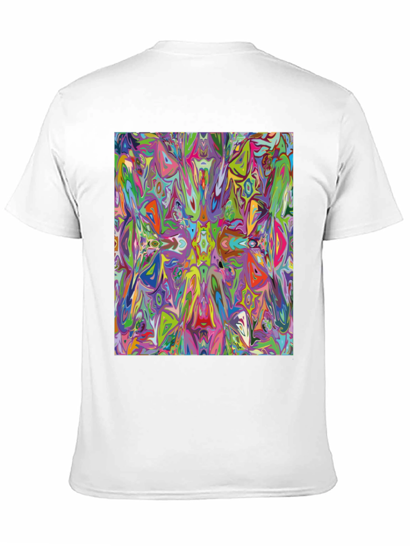 Psychedelic Art Graphic Black T-Shirt