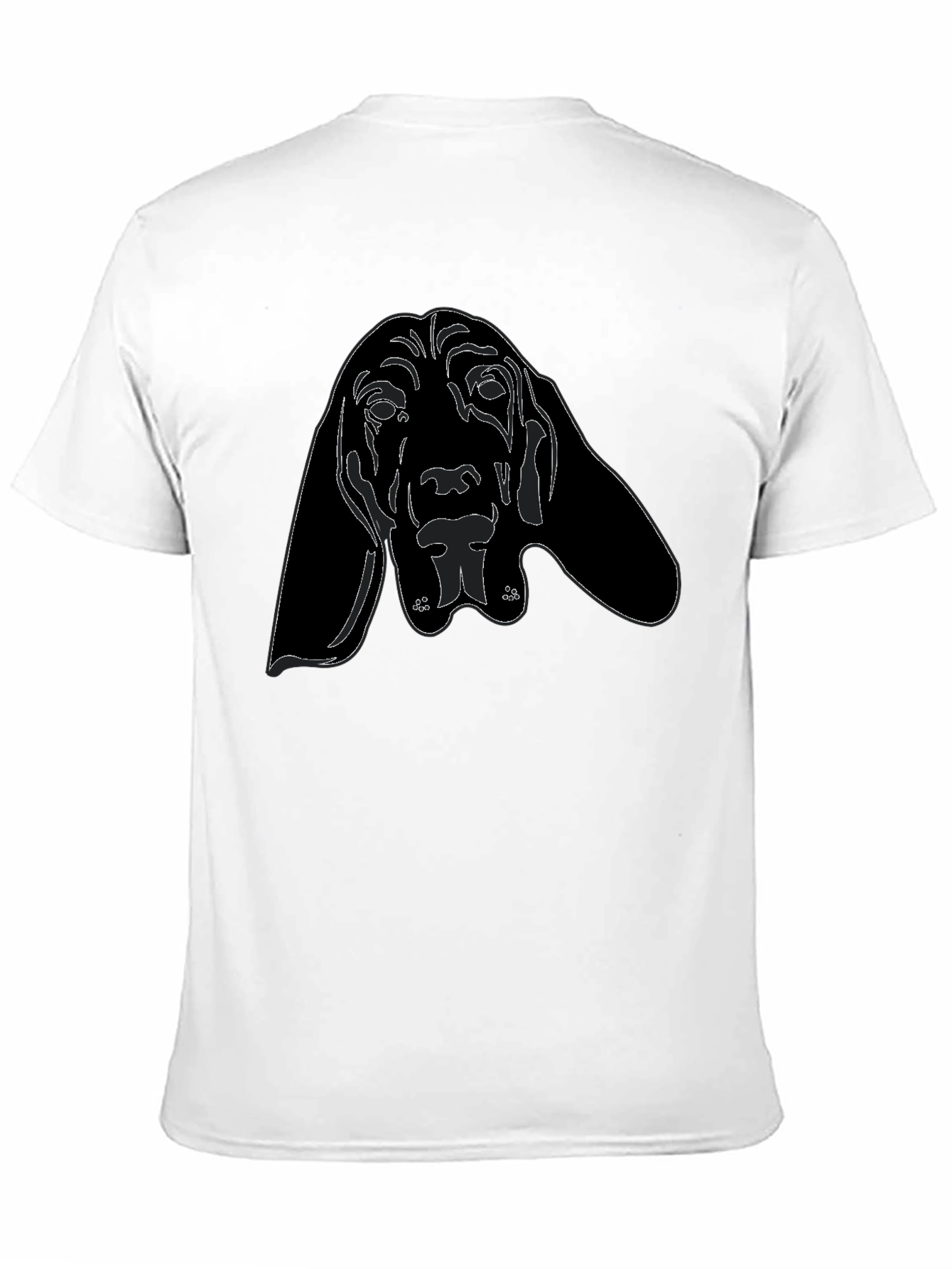 Dog Graphic T-Shirt - Black