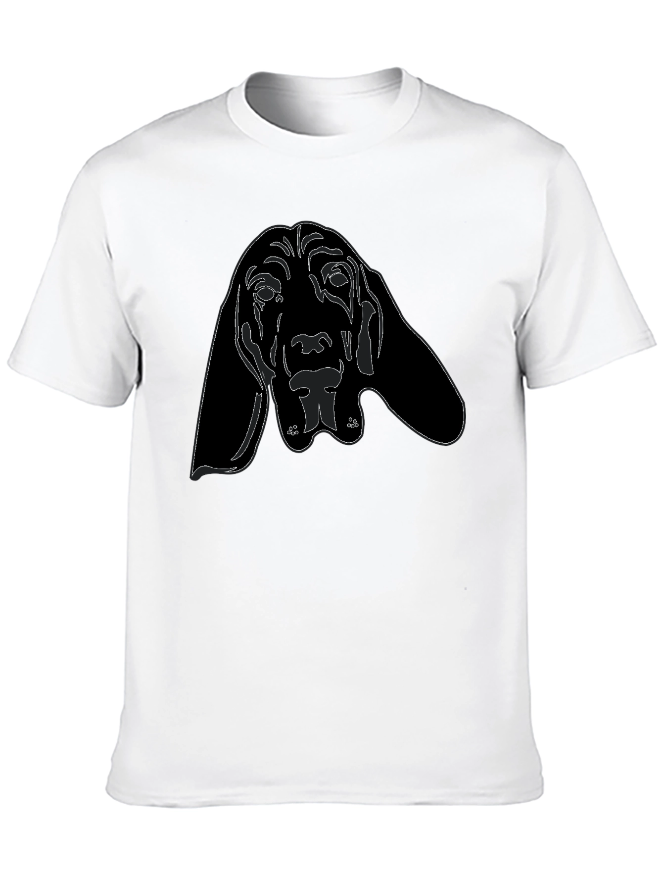 Dog Graphic T-Shirt - Black
