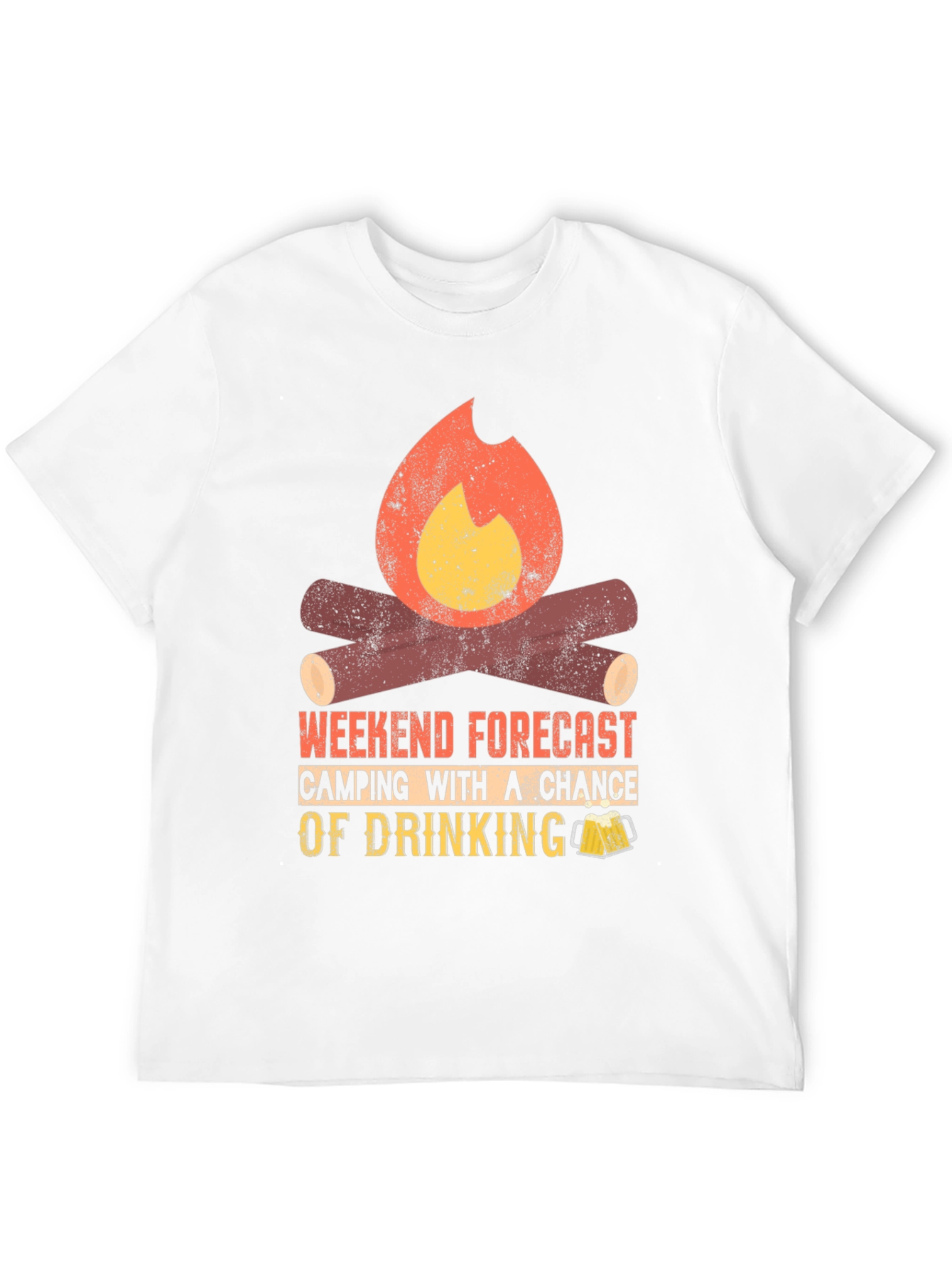 Camping & Drinking Forecast T-Shirt