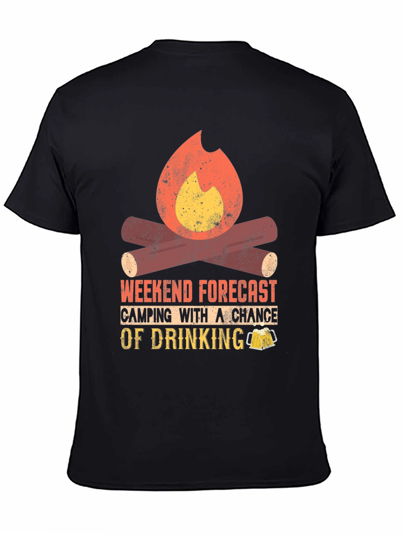 Camping & Drinking Forecast T-Shirt