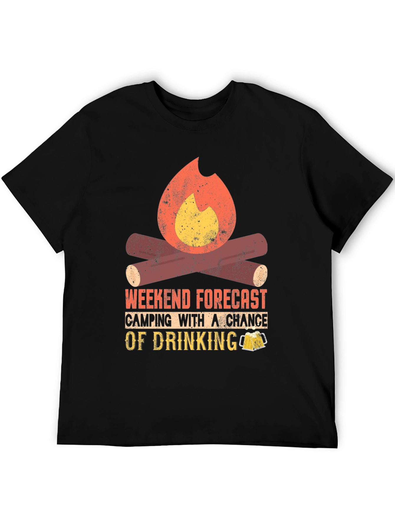 Camping & Drinking Forecast T-Shirt