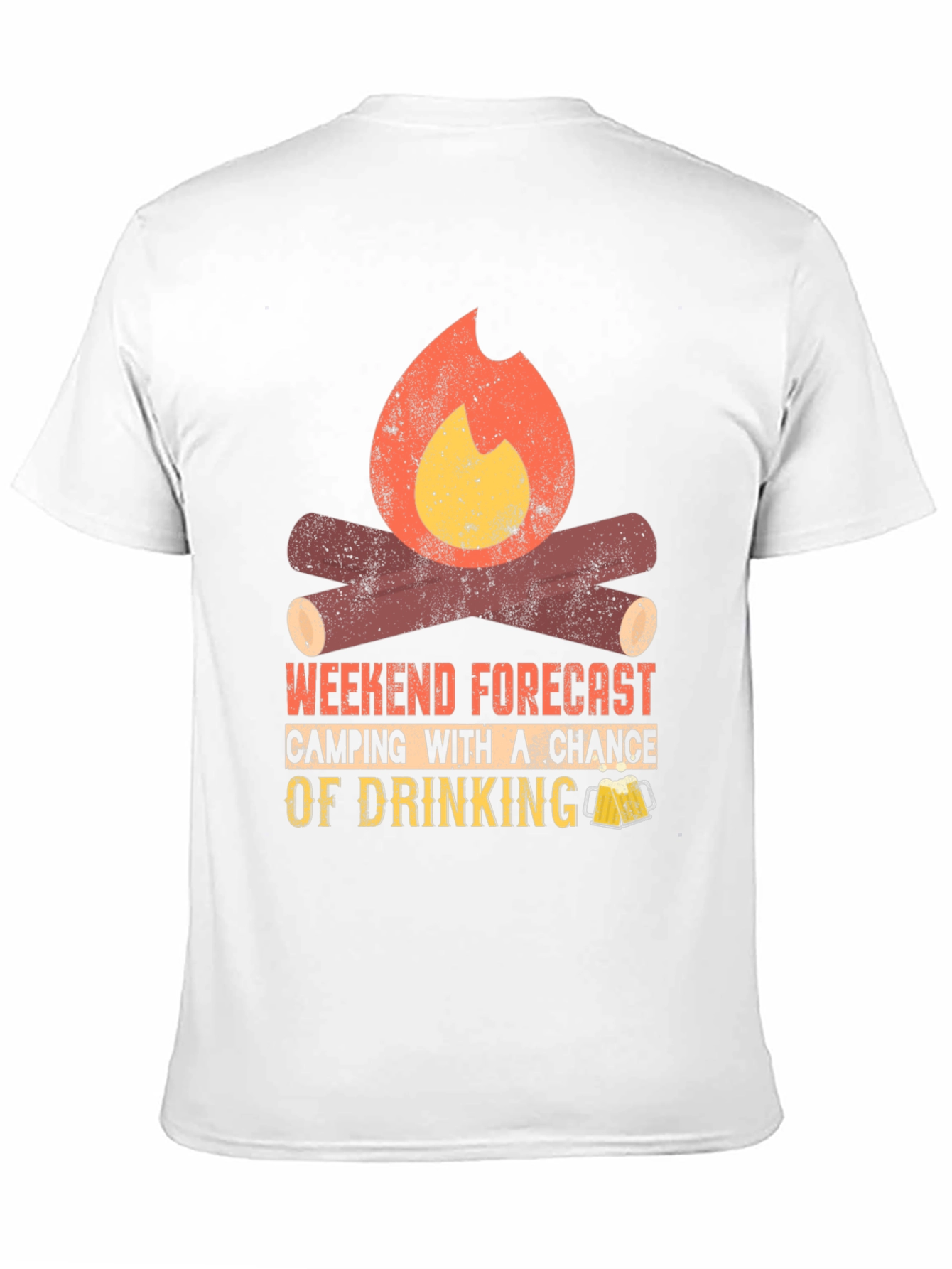 Camping & Drinking Forecast T-Shirt