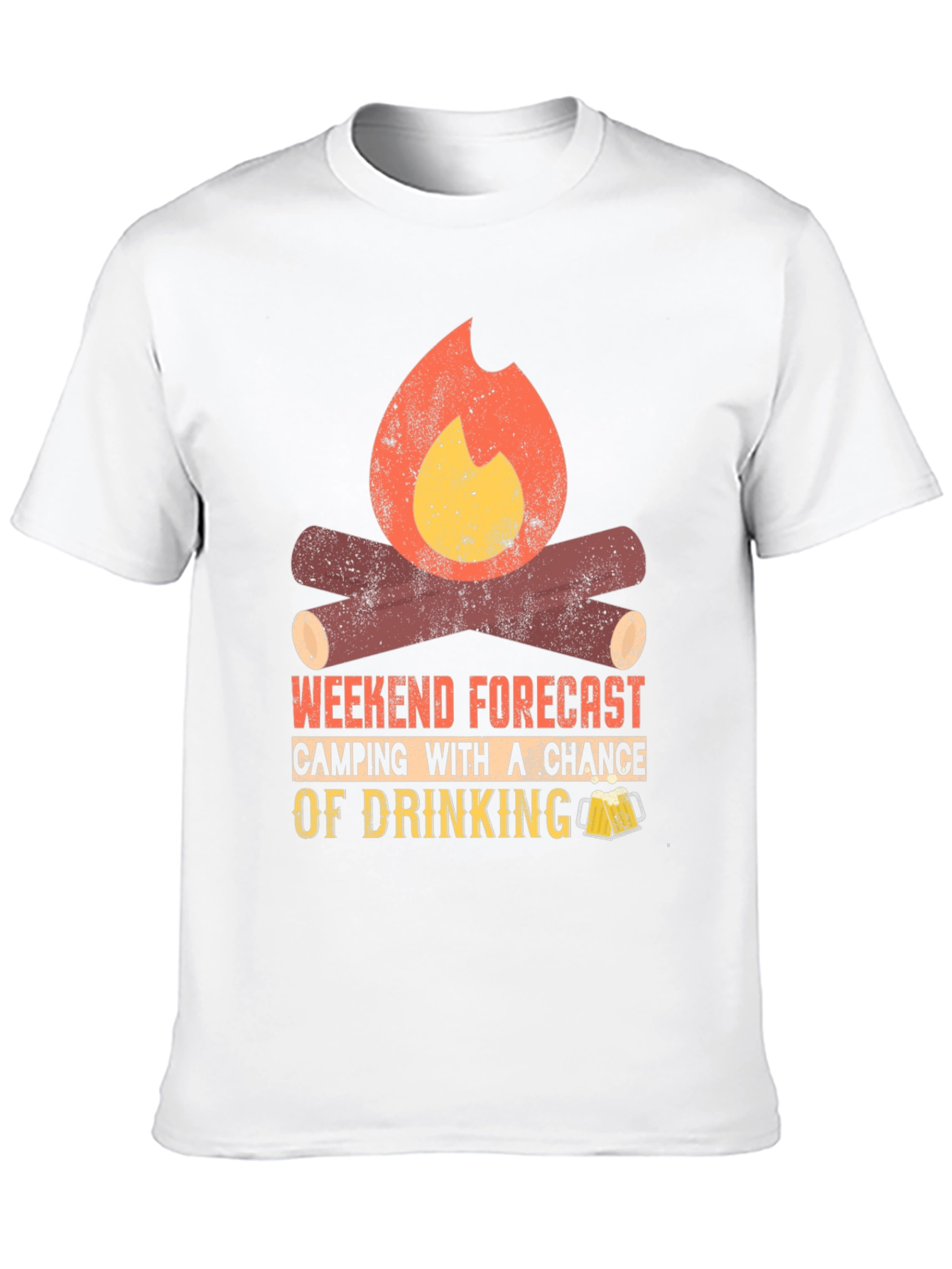 Camping & Drinking Forecast T-Shirt