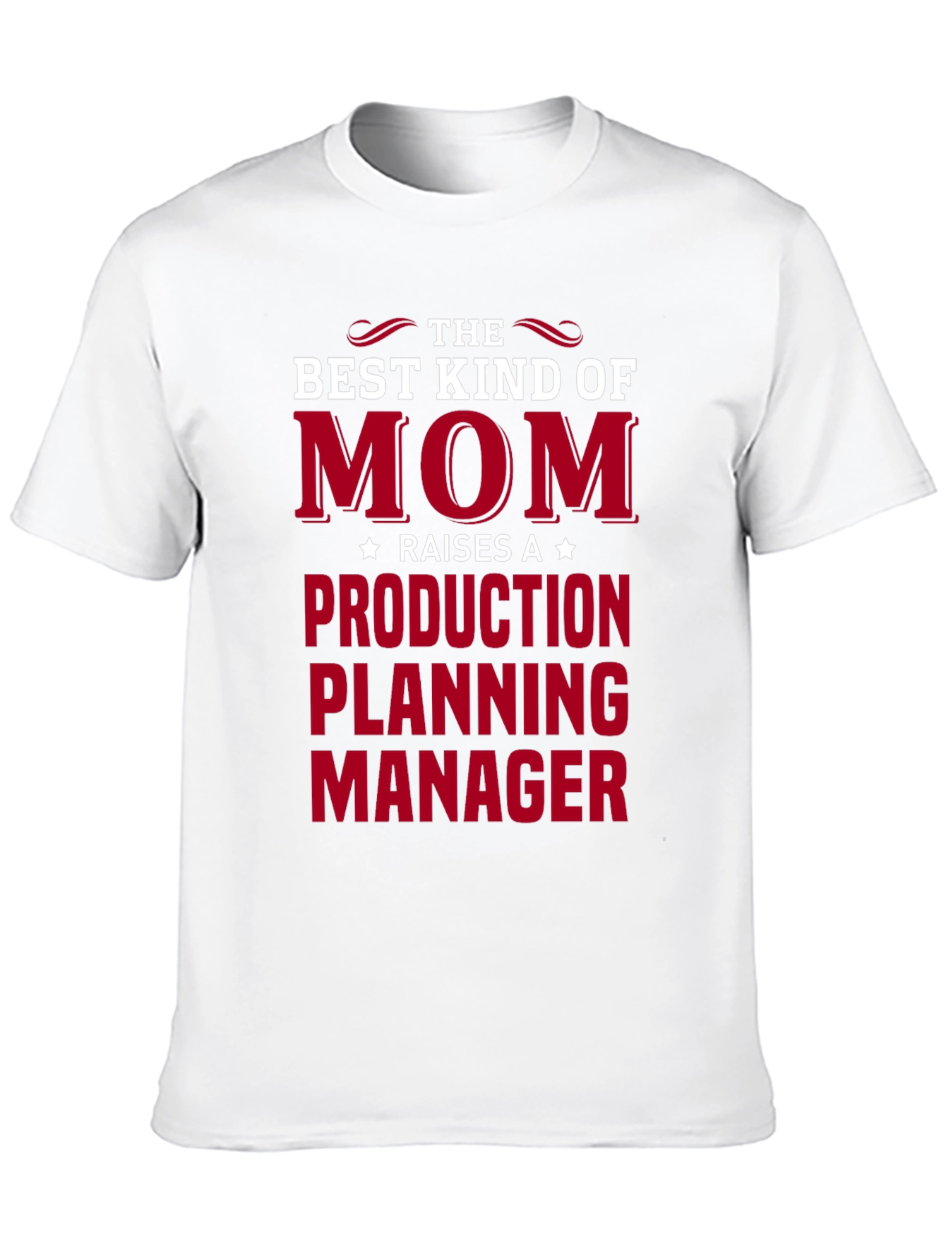 Best Kind of Mom Production Planning Manager Black T-Shirt