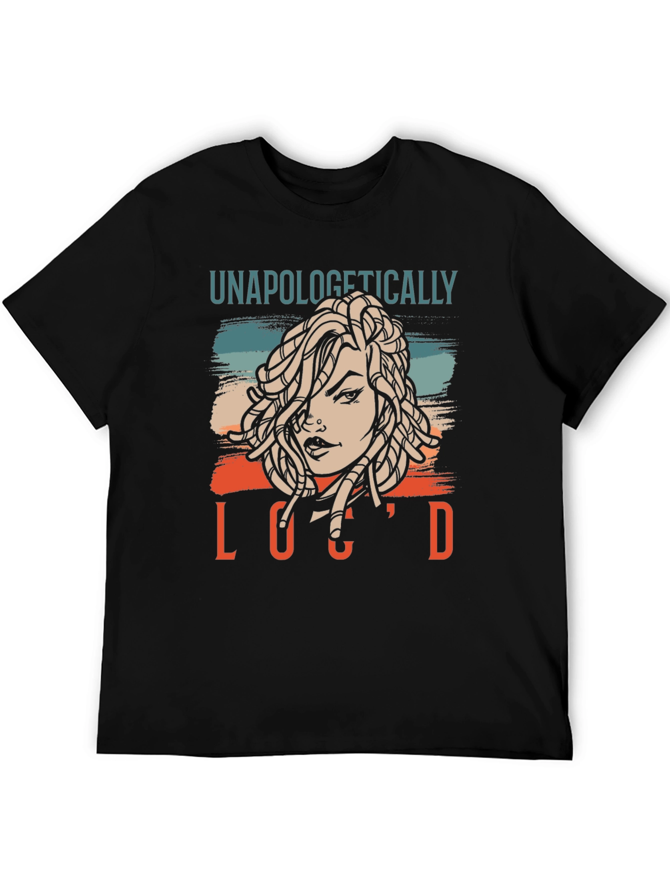 Unapologetically Locd Graphic T-Shirt - Black