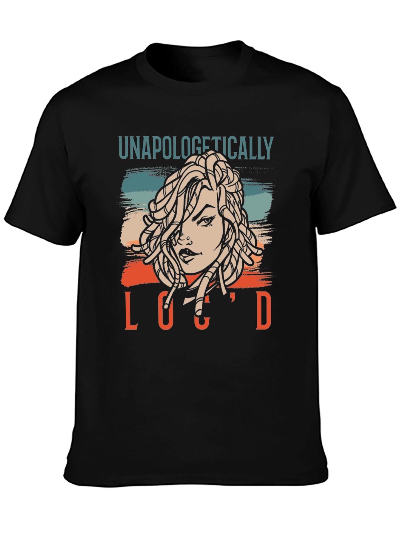 Unapologetically Locd Graphic T-Shirt - Black