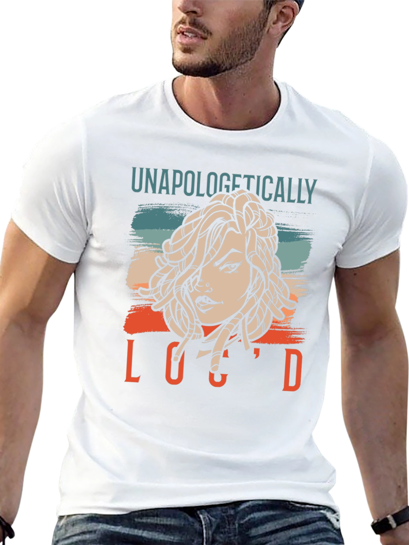 Unapologetically Locd Graphic T-Shirt - Black