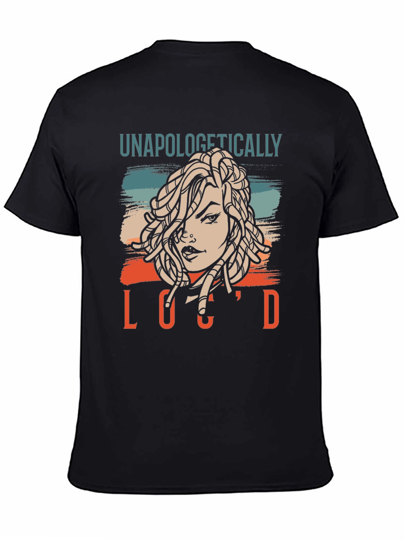 Unapologetically Locd Graphic T-Shirt - Black