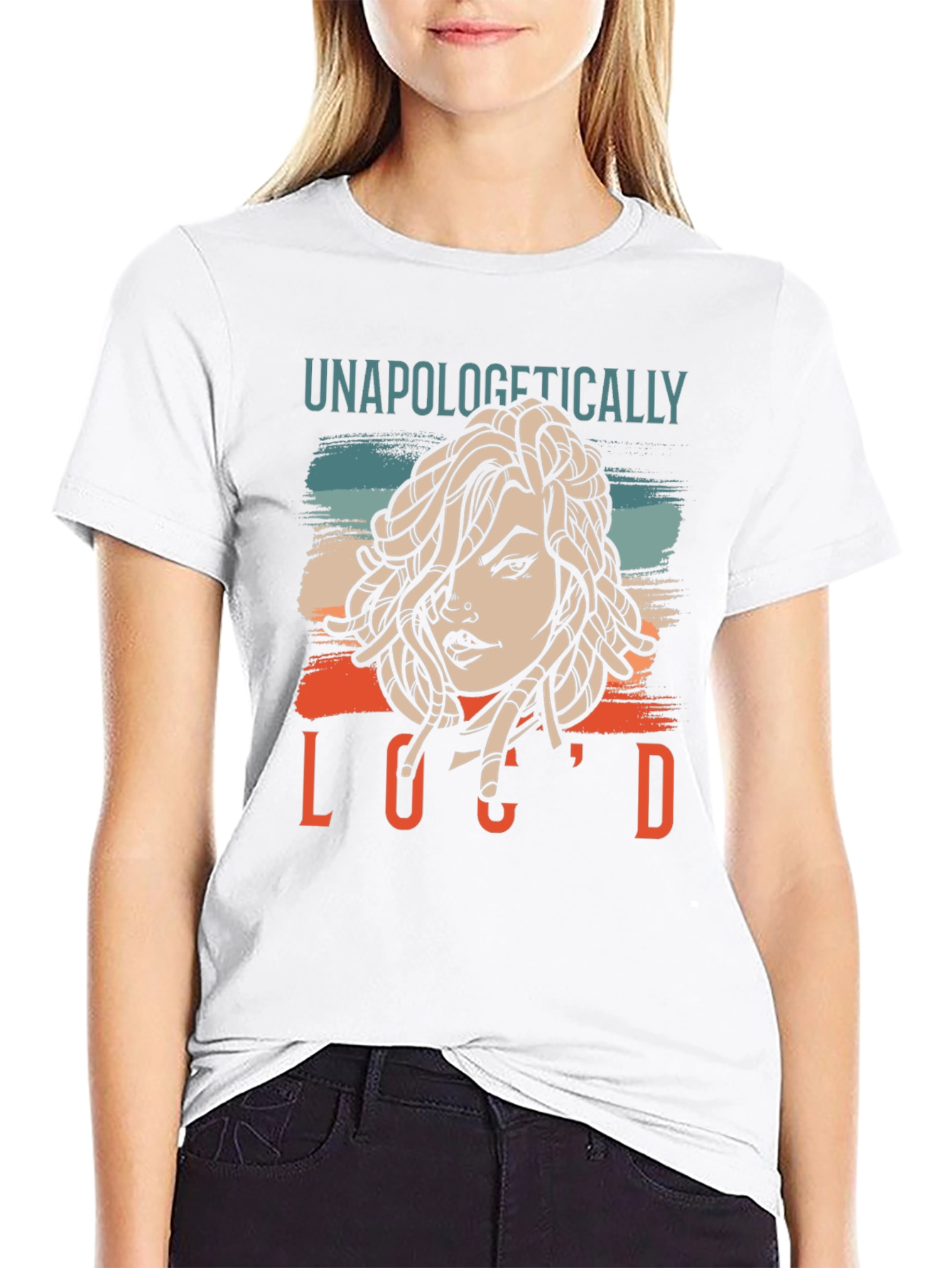 Unapologetically Locd Graphic T-Shirt - Black