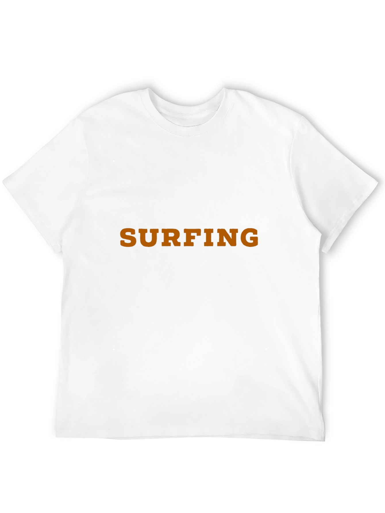 Surfing Graphic Print Black T-Shirt