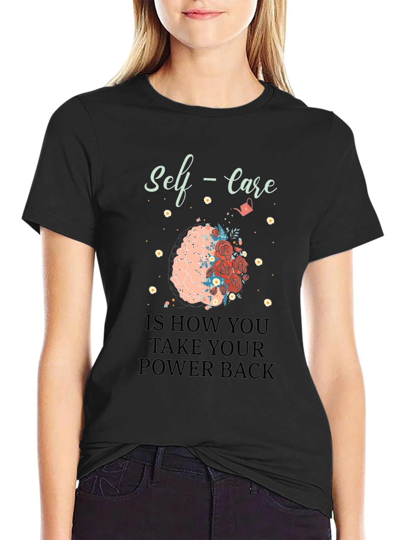 Self-Care Power Back T-Shirt