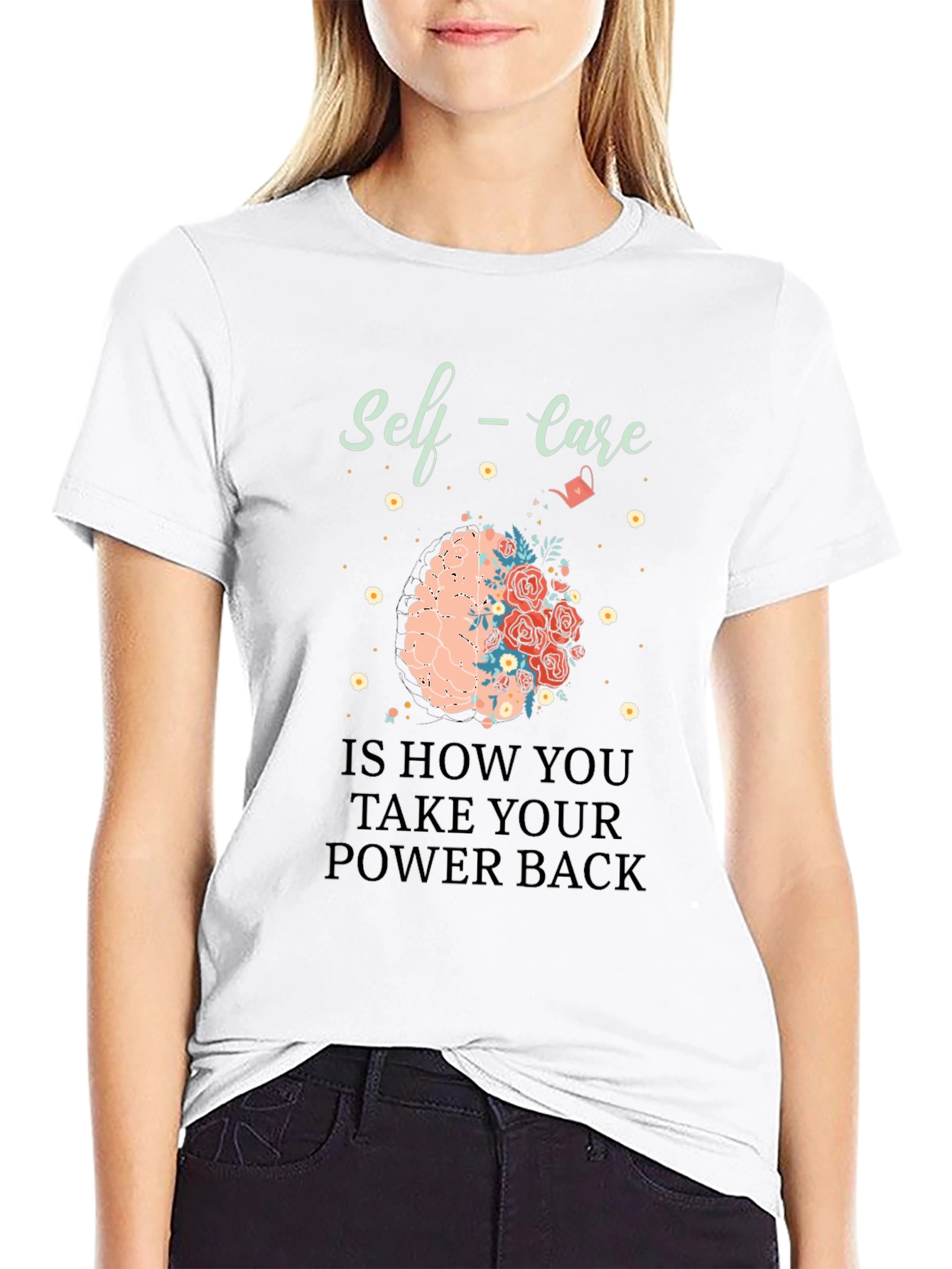Self-Care Power Back T-Shirt