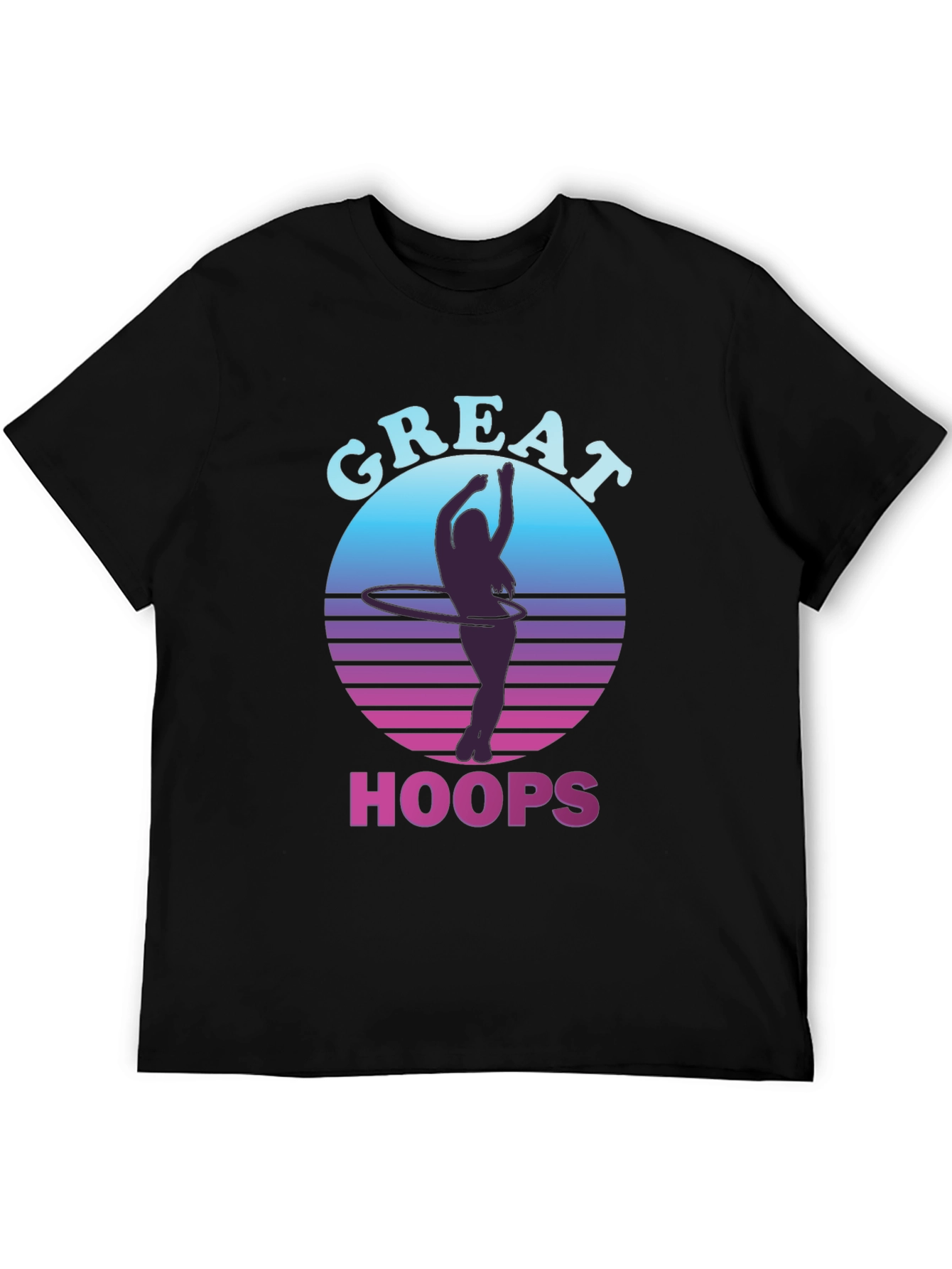 Great Hoops T-Shirt - Retro Hula Hoop Design