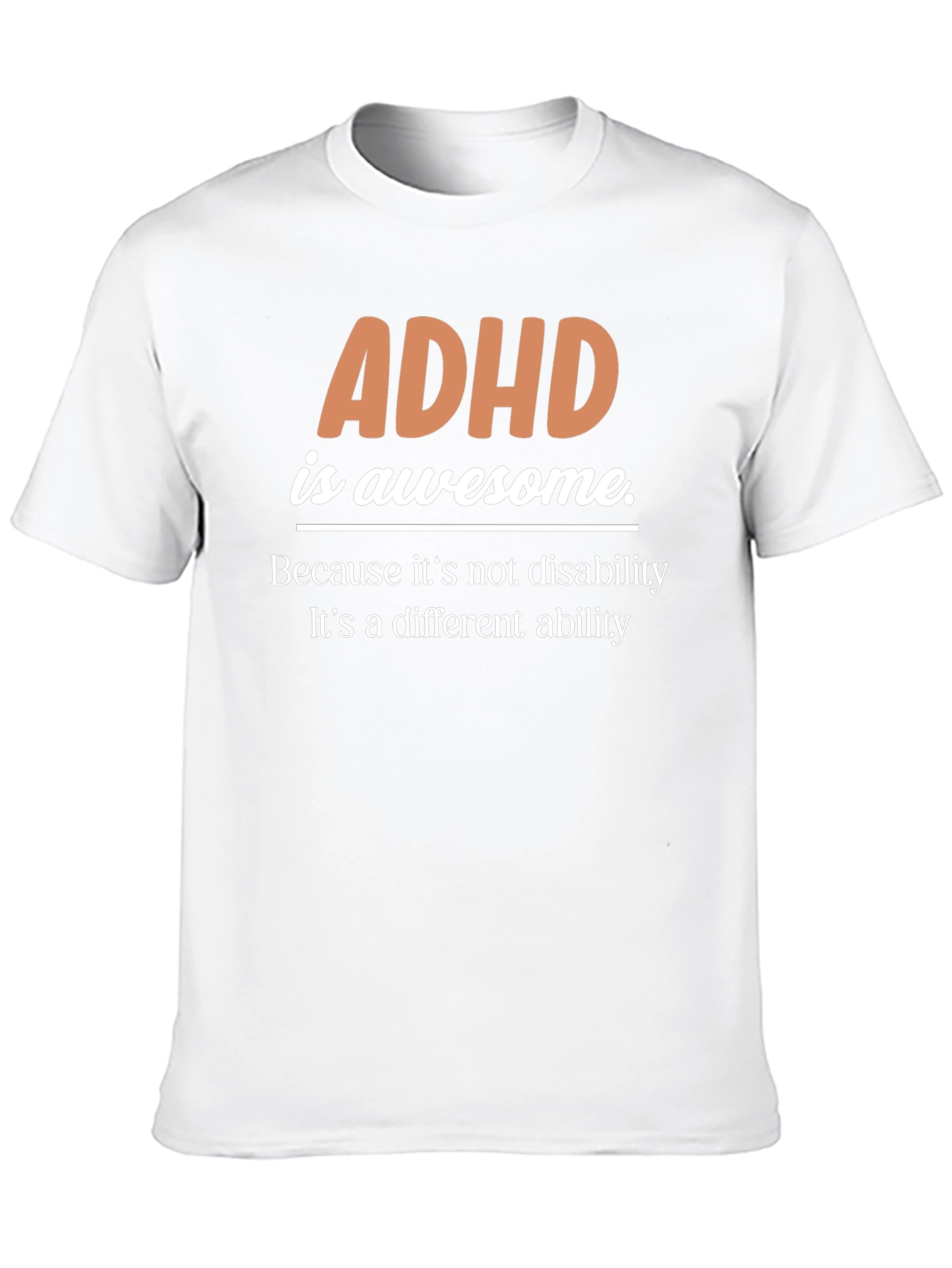 ADHD is Awesome T-Shirt - Unique Ability Awareness Tee