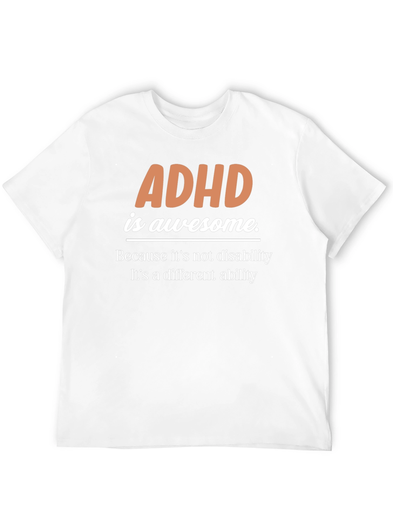 ADHD is Awesome T-Shirt - Unique Ability Awareness Tee