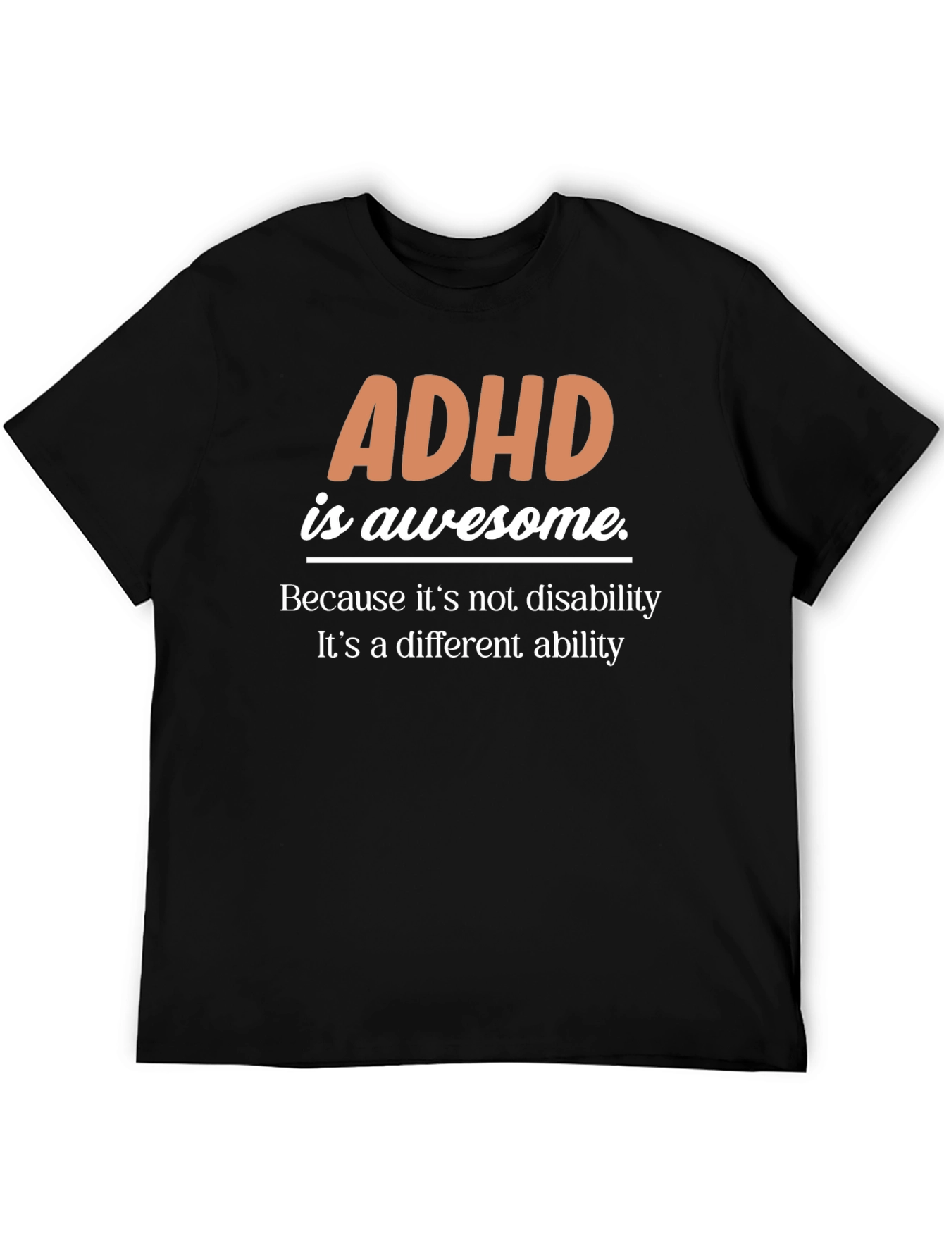 ADHD is Awesome T-Shirt - Unique Ability Awareness Tee